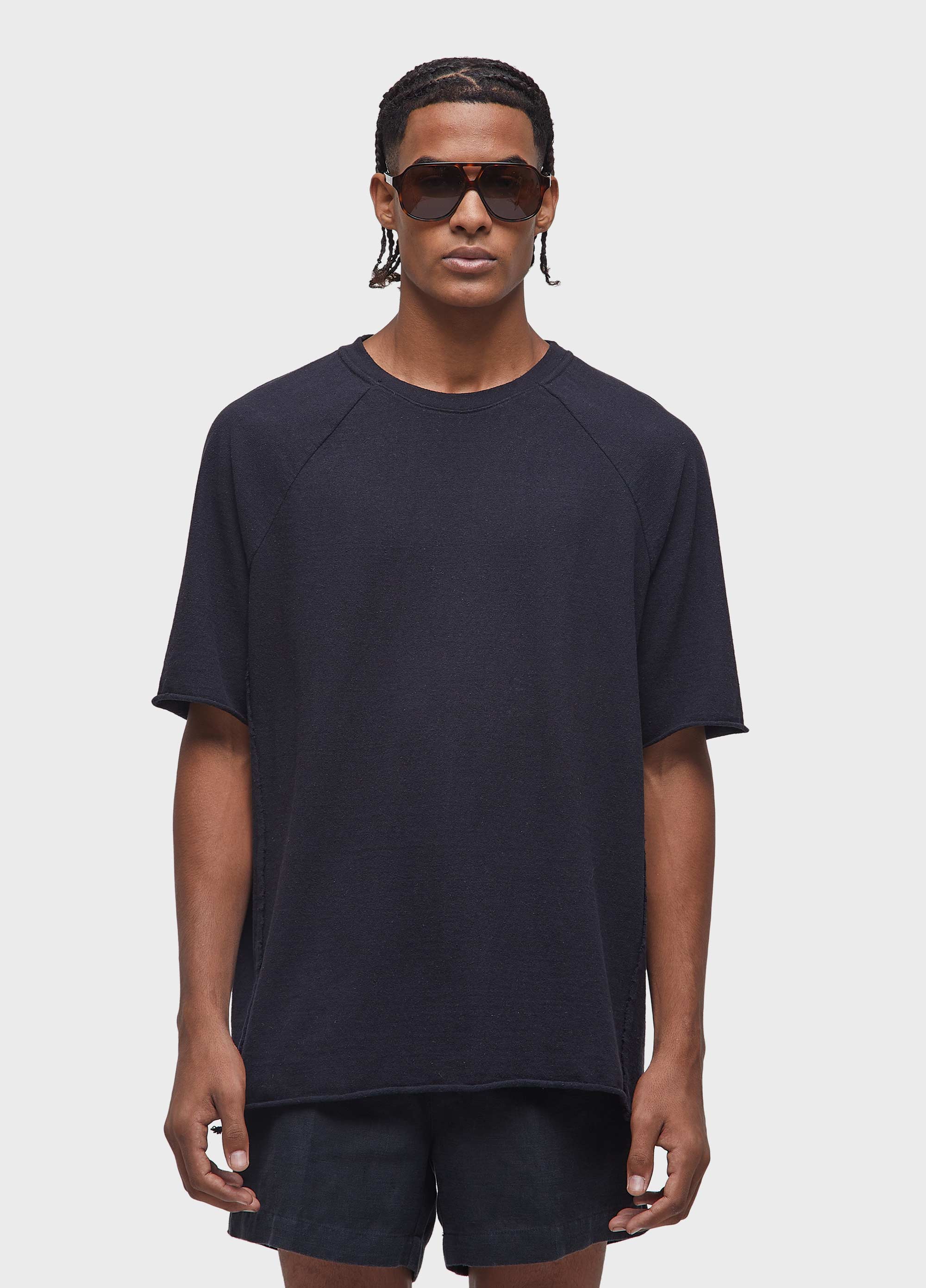 T-shirt descolado yogue
