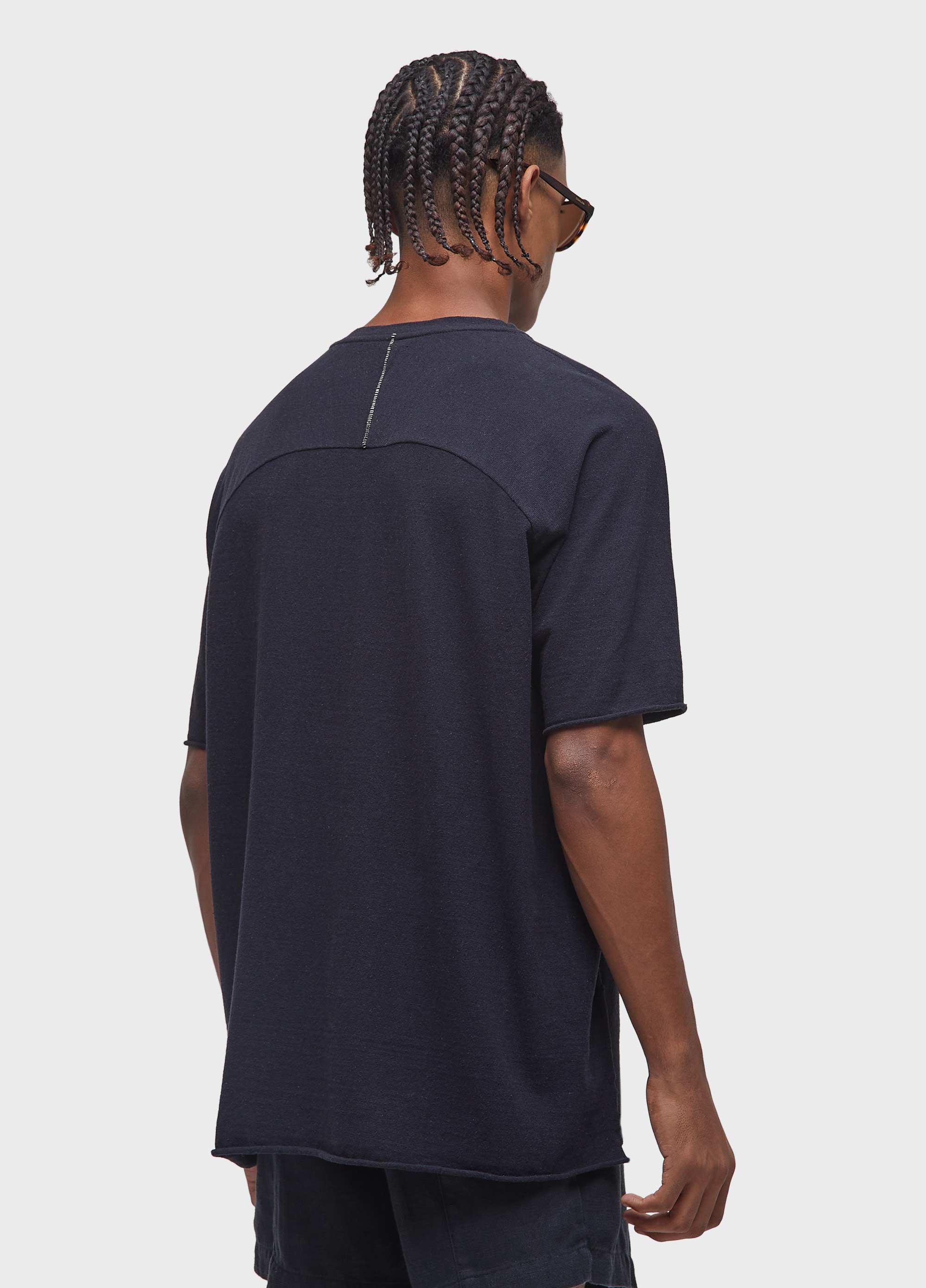 T-shirt descolado yogue