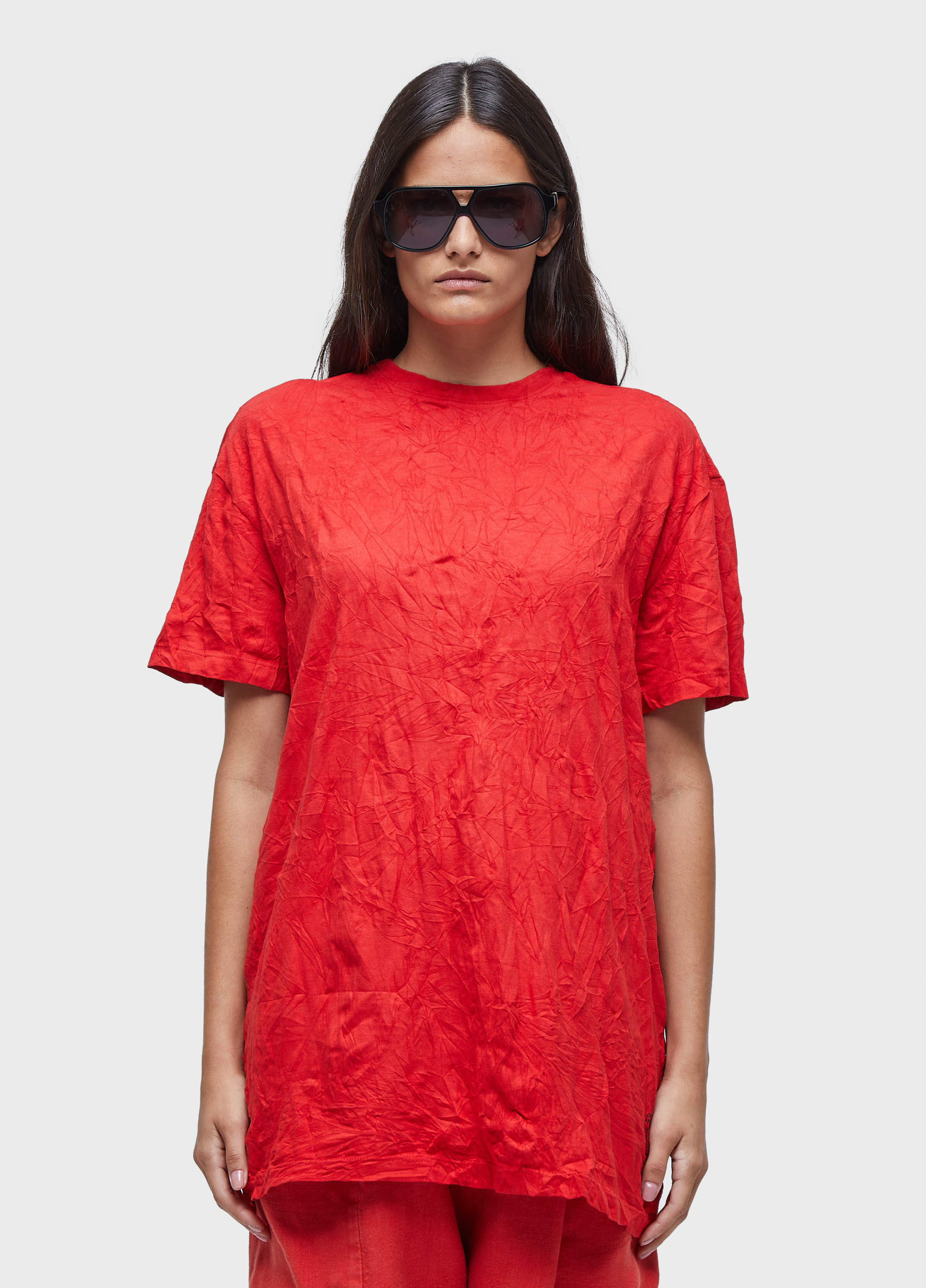 T-shirt wrinkled color
