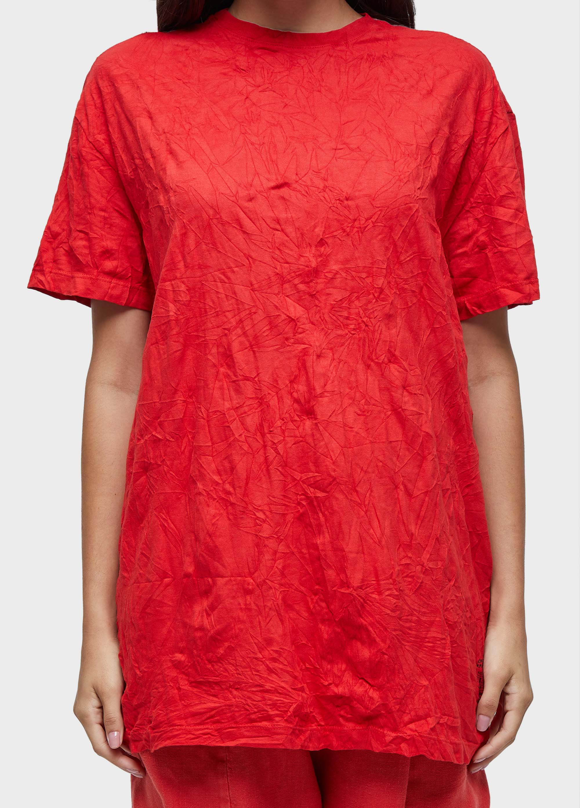 T-shirt wrinkled color