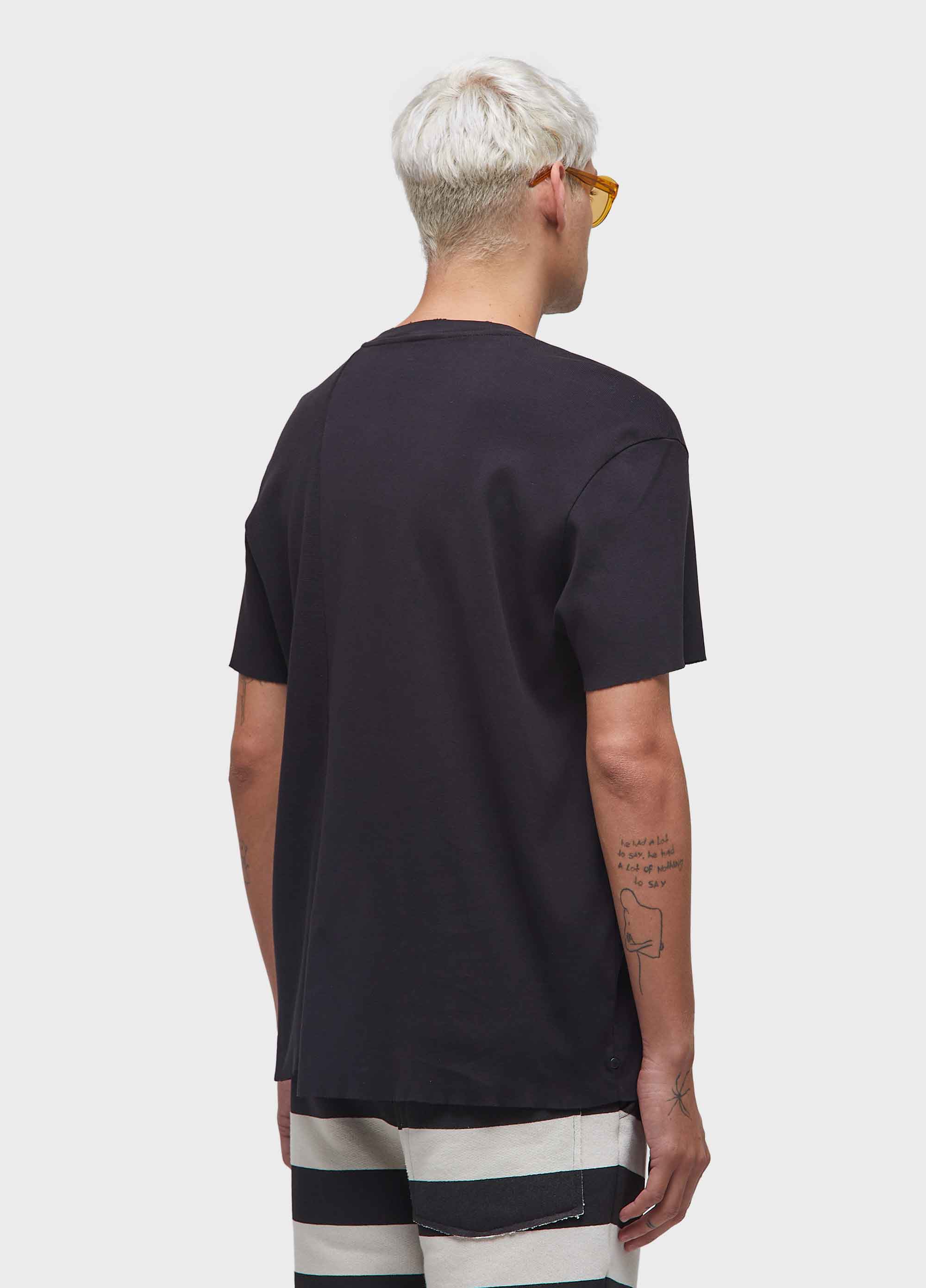 T-shirt MIX assimetrica