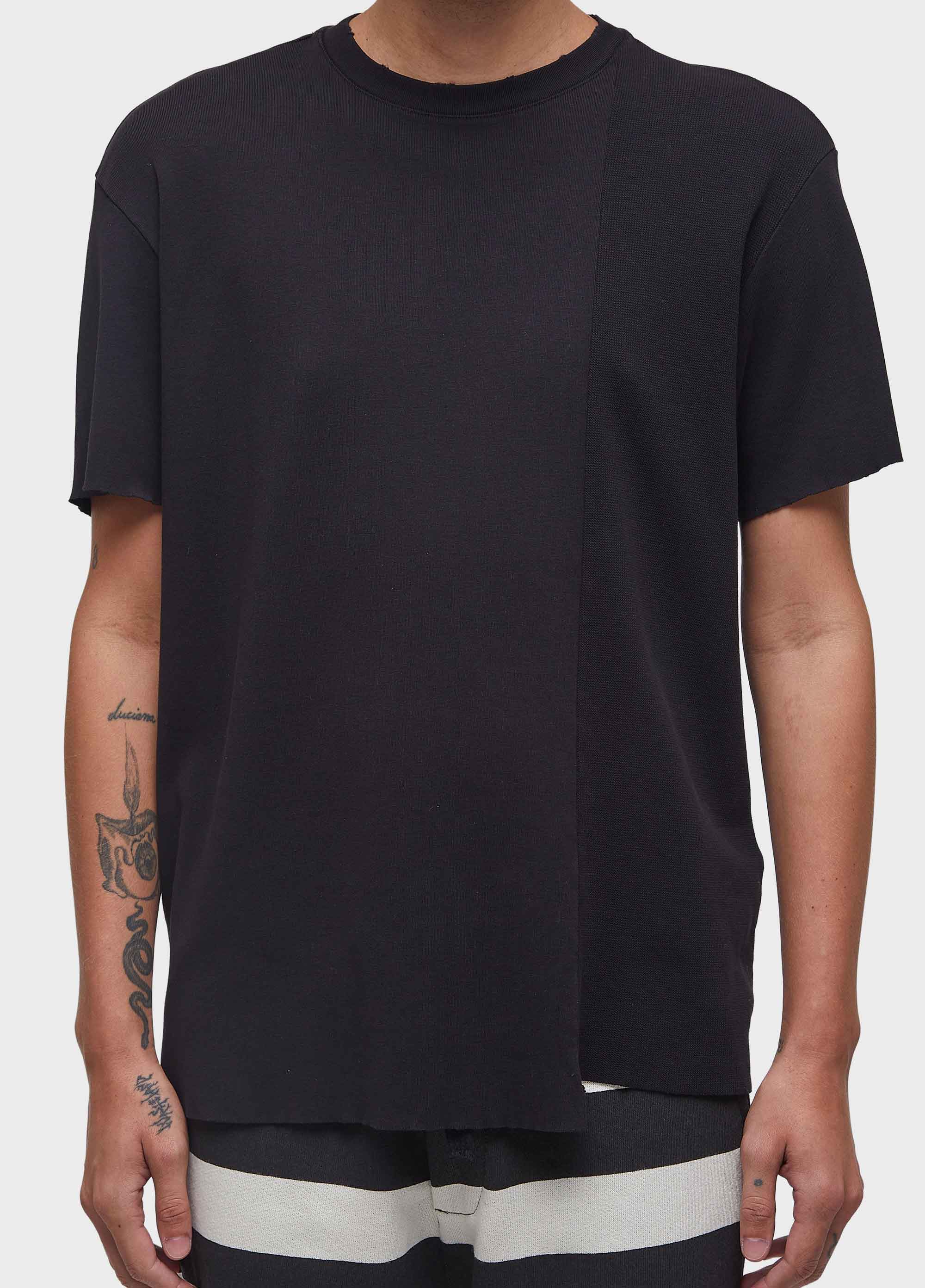 T-shirt MIX assimetrica