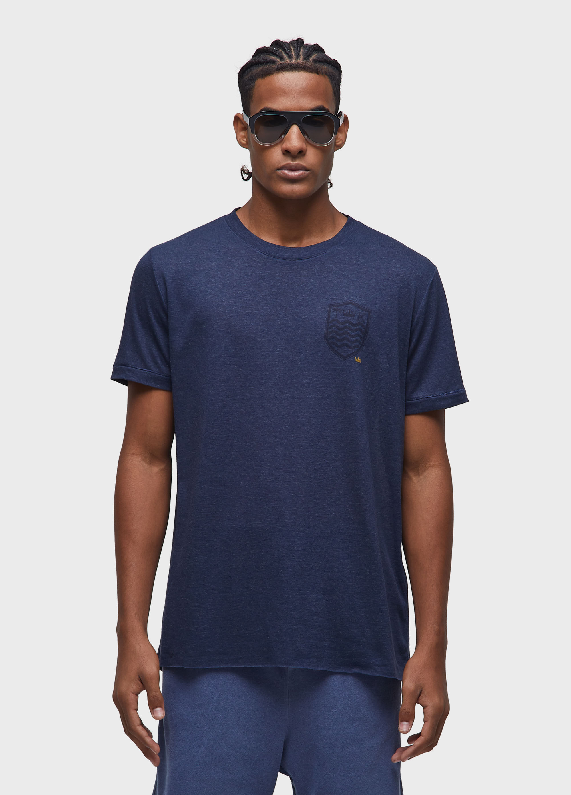 T-shirt light brasão white edition
