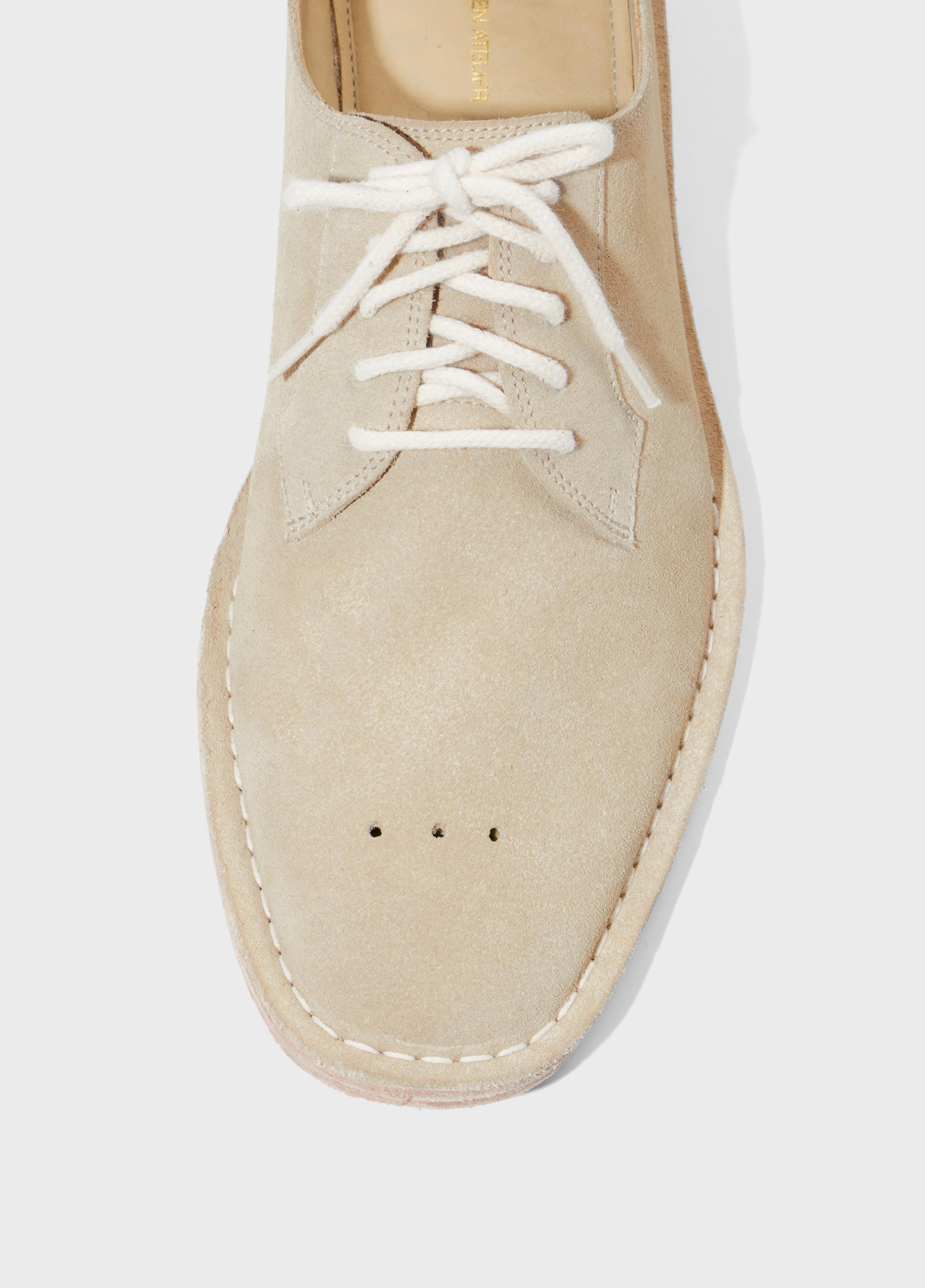 Sapato oxford camurça