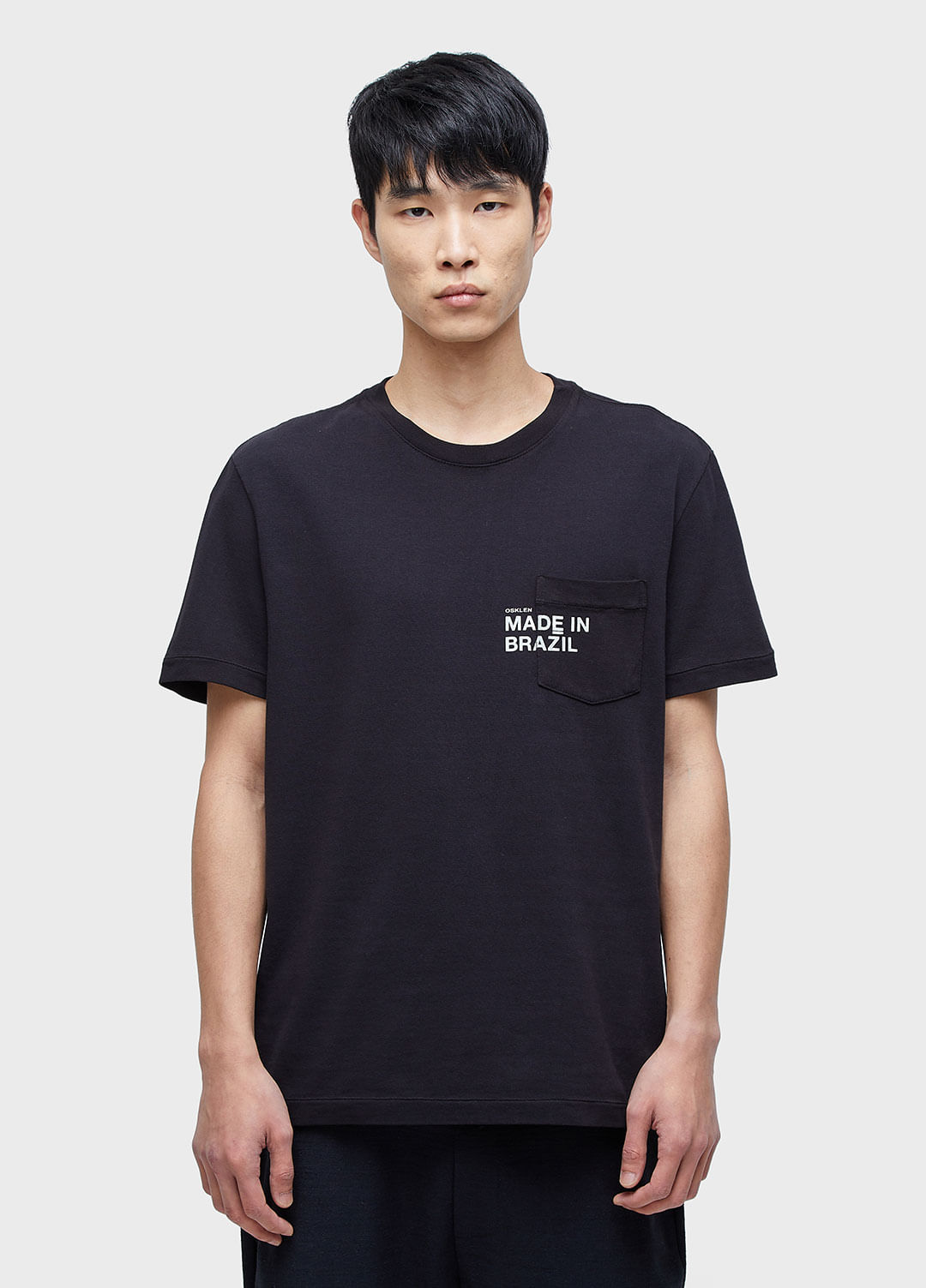 T-shirt pocket made in brazil