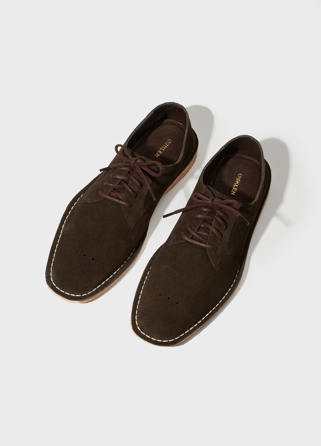 Sapato oxford camurça