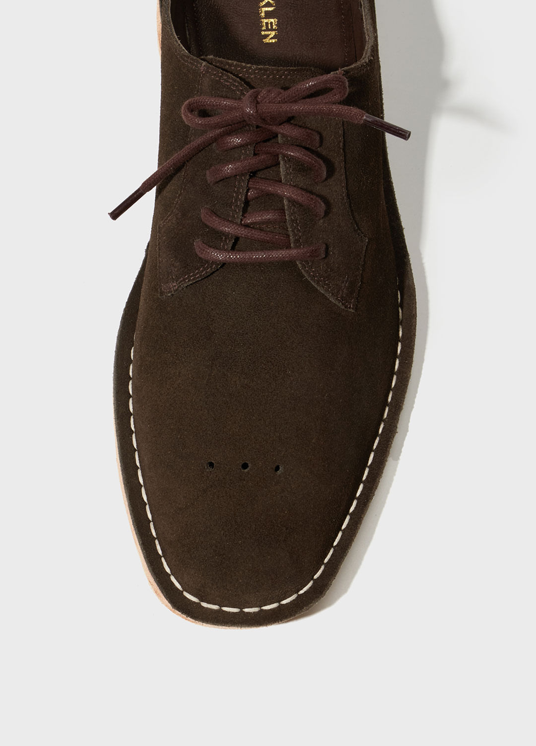 Sapato oxford camurça