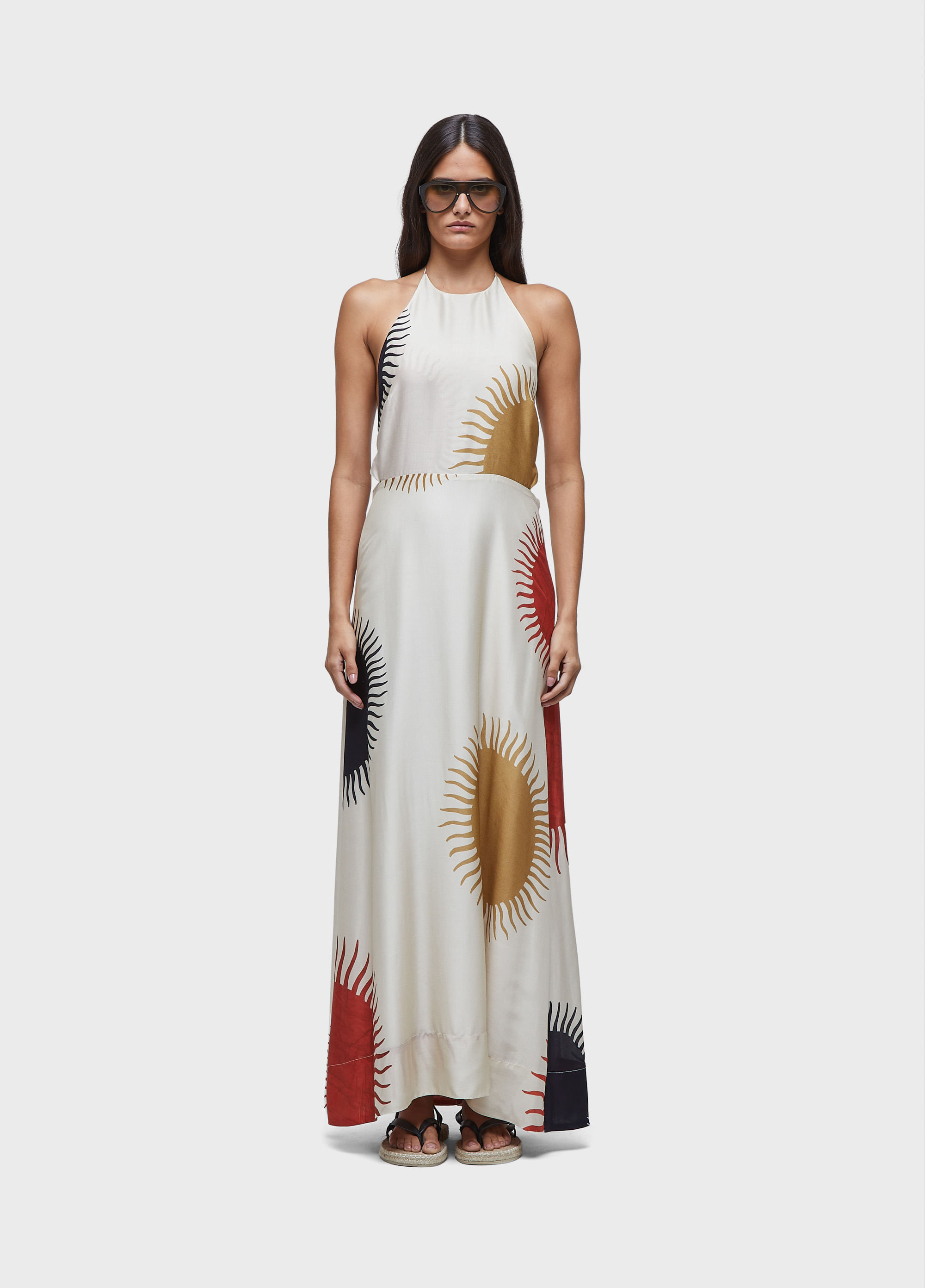 Vestido enviesado sol claro