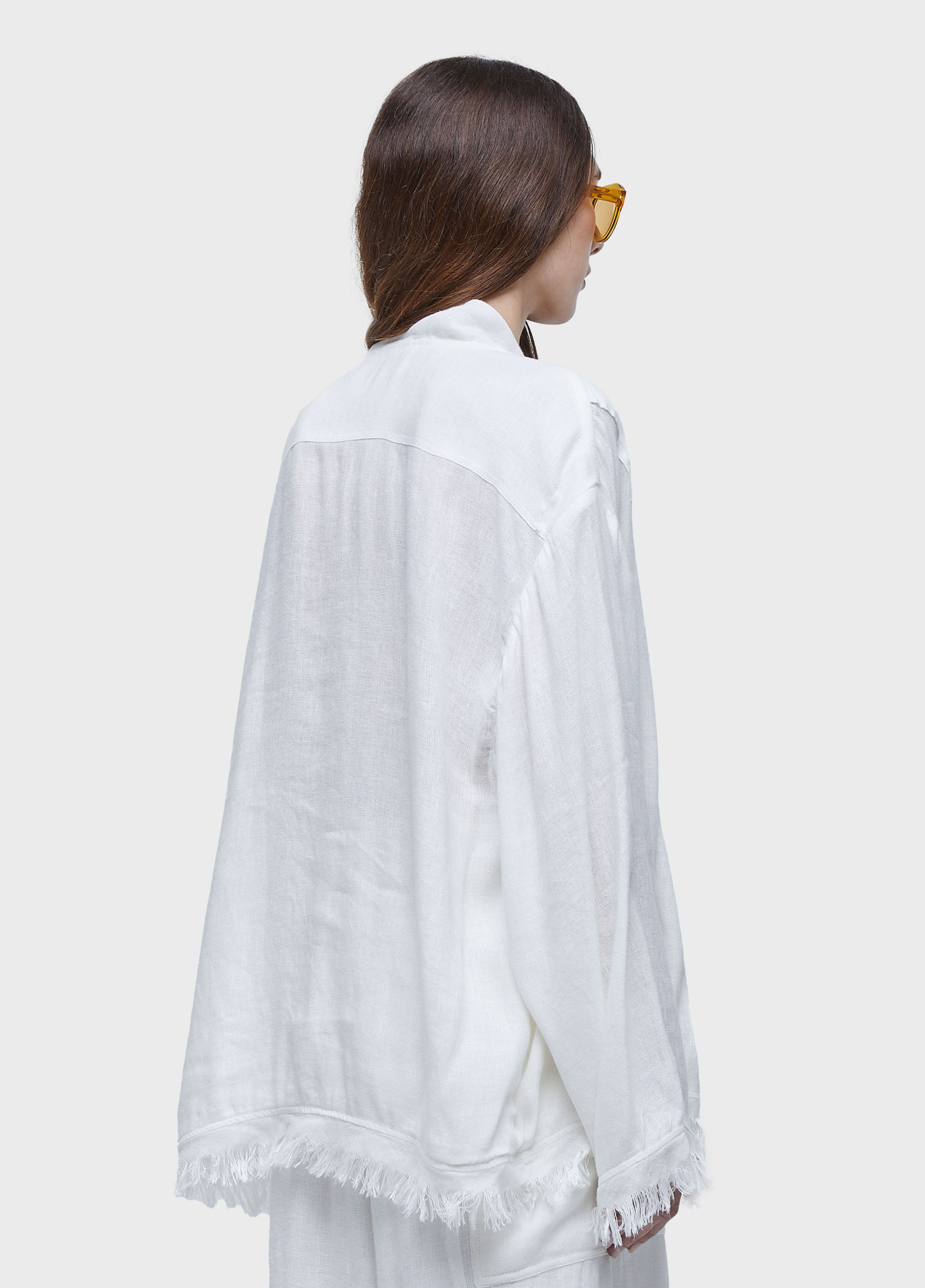 Kimono curto linho reciclado