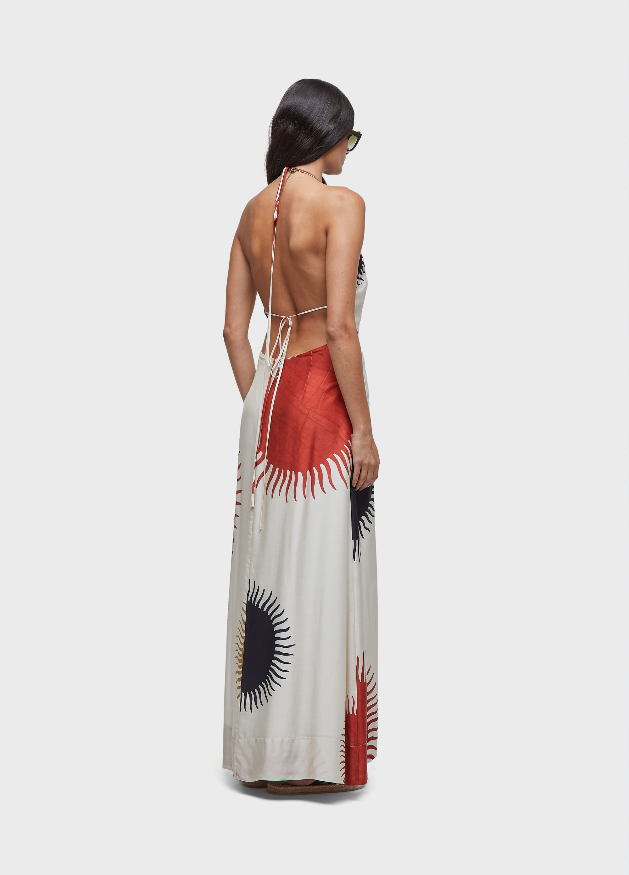 Vestido enviesado sol claro