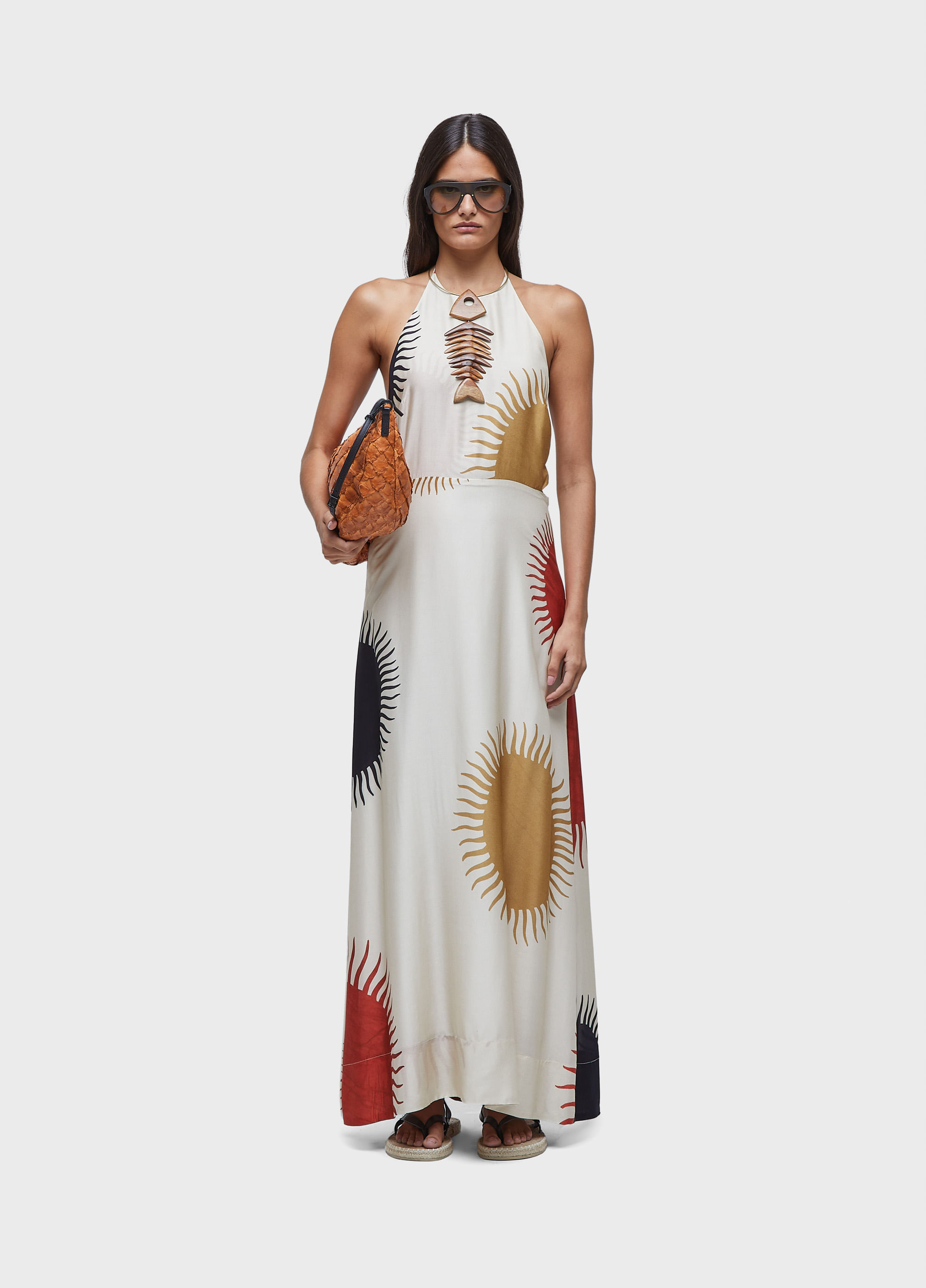 Vestido enviesado sol claro