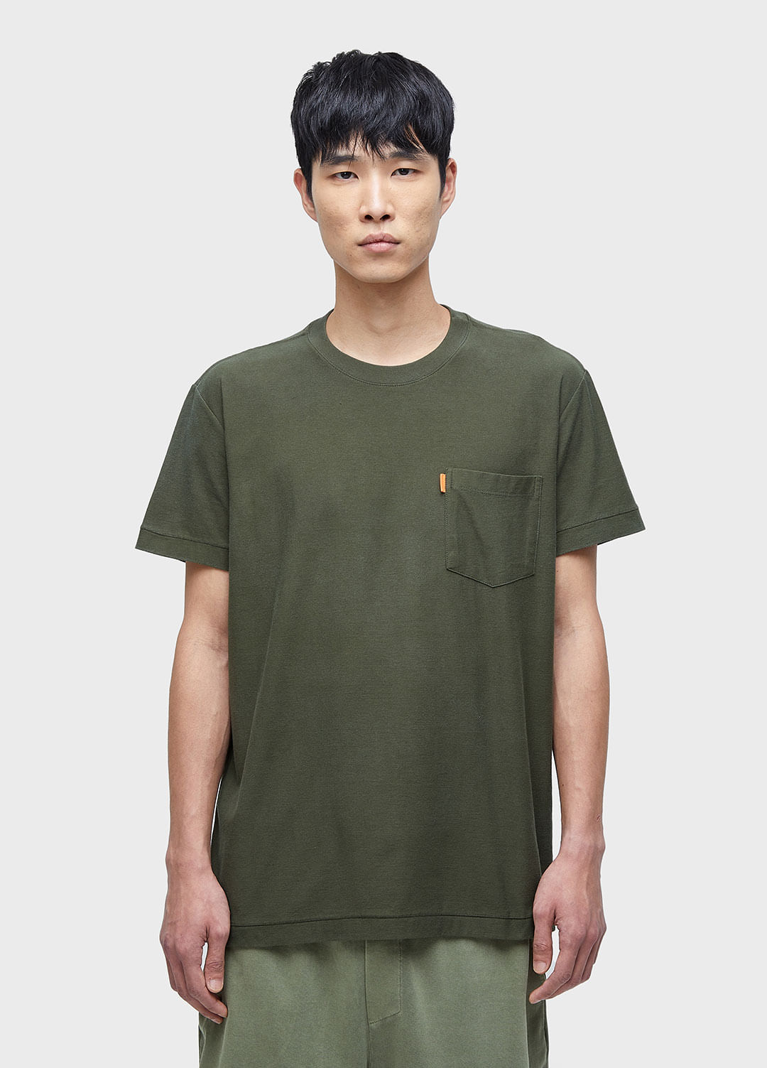 T-shirt washed pocket spot