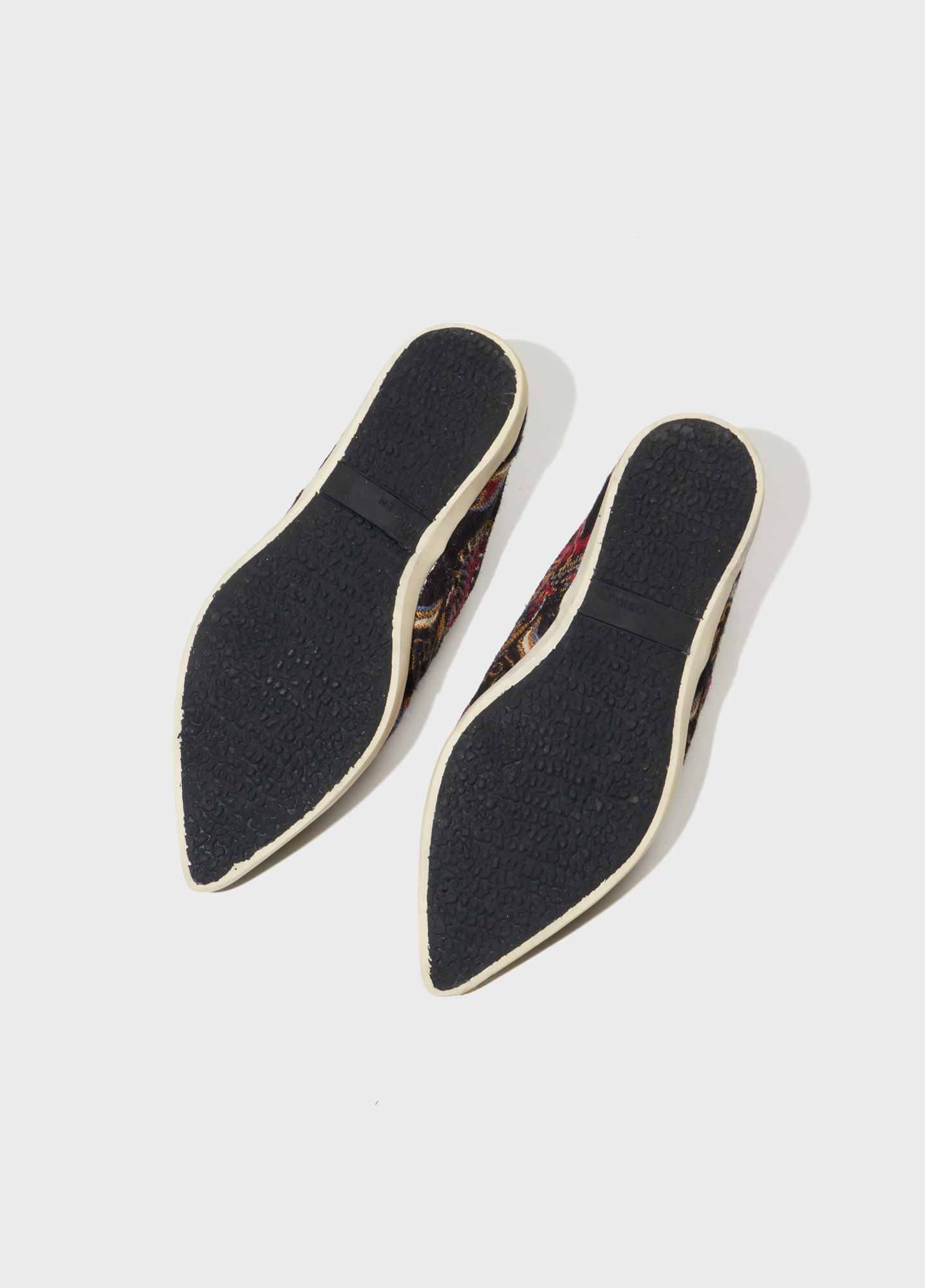 Mule vidigal jacquard origem bordado