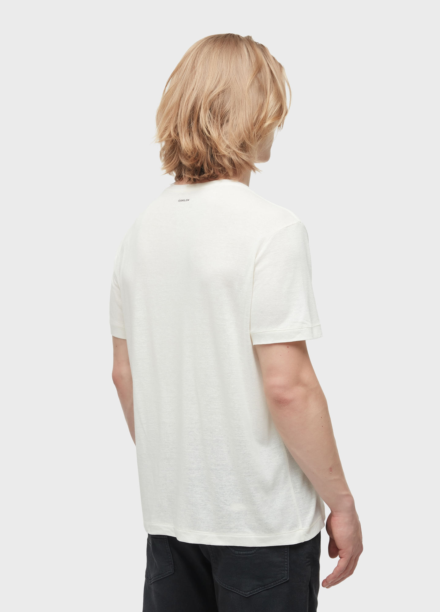 T-shirt light linen flower sun