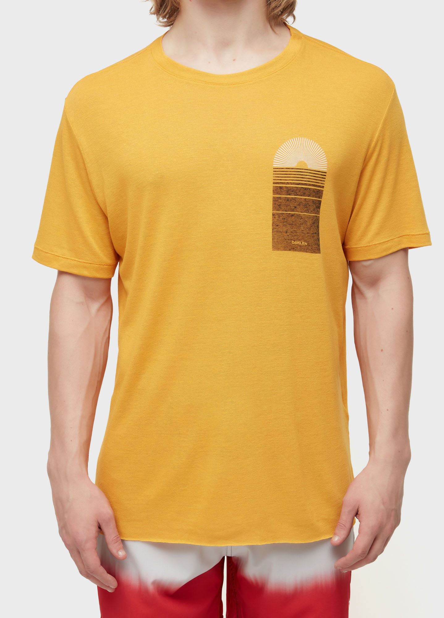 T-shirt light linen sunflower