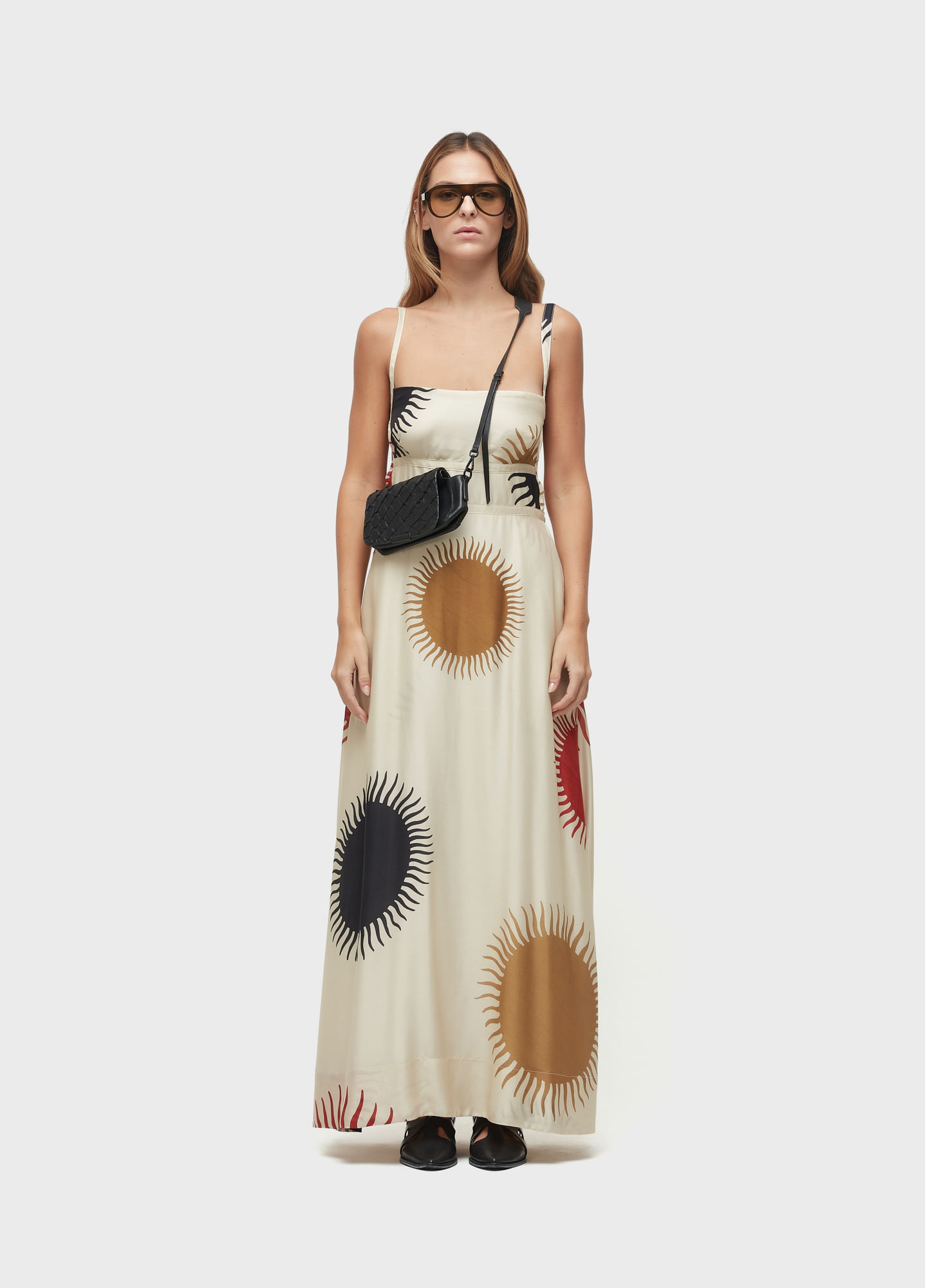 Vestido V sol claro