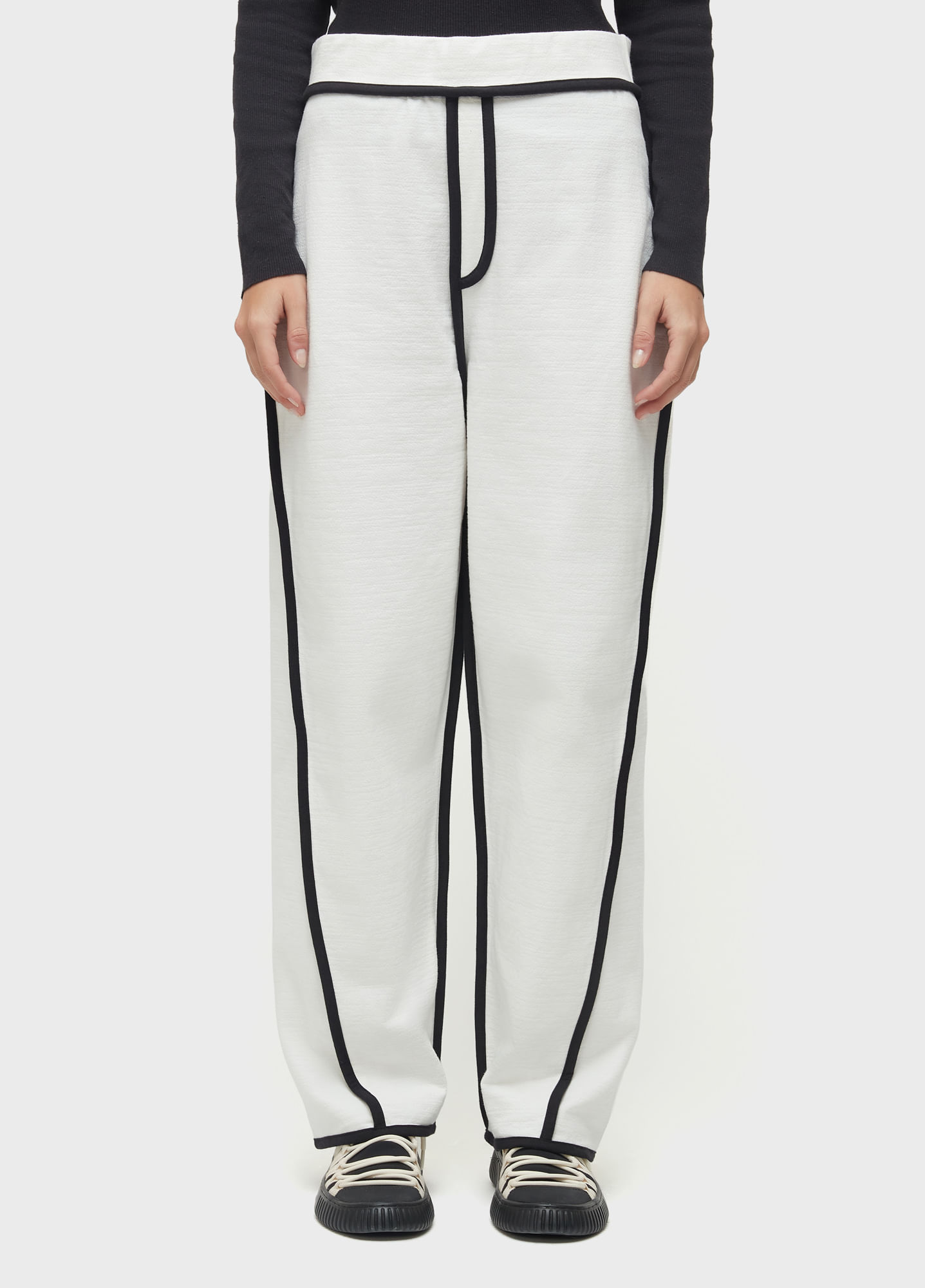 Calça moletom outline double face