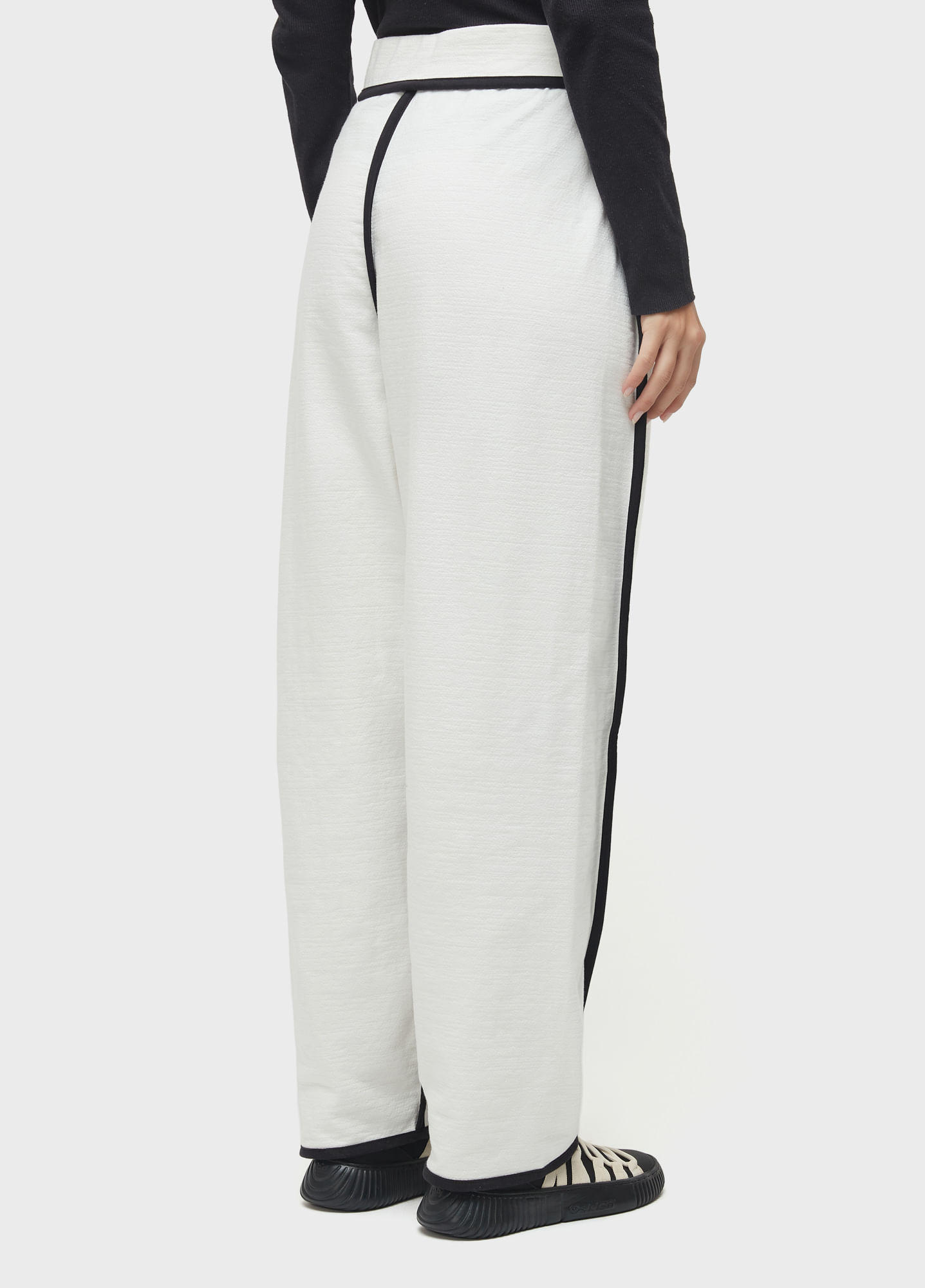 Calça moletom outline double face