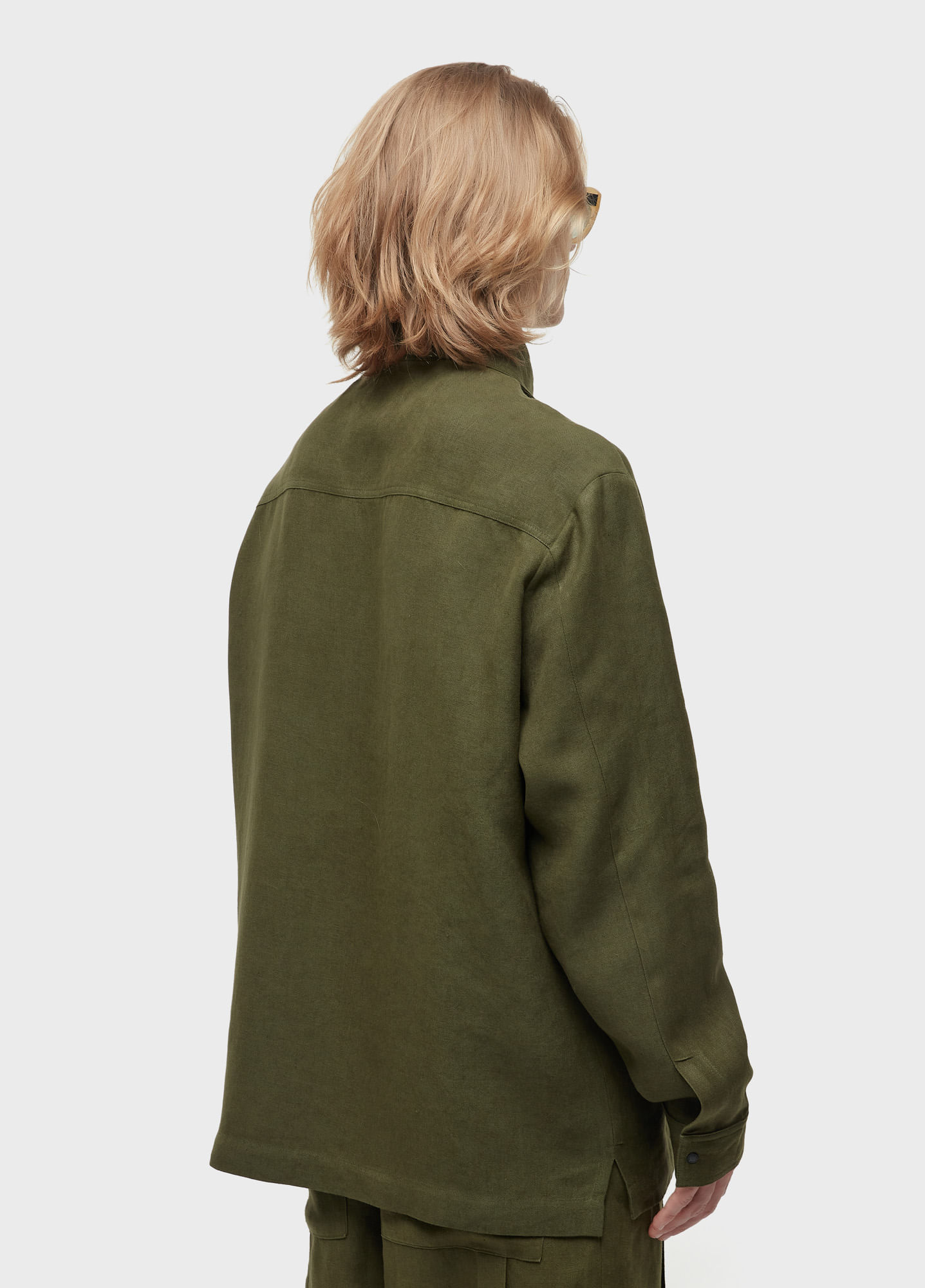 Overshirt linen tacks jazz