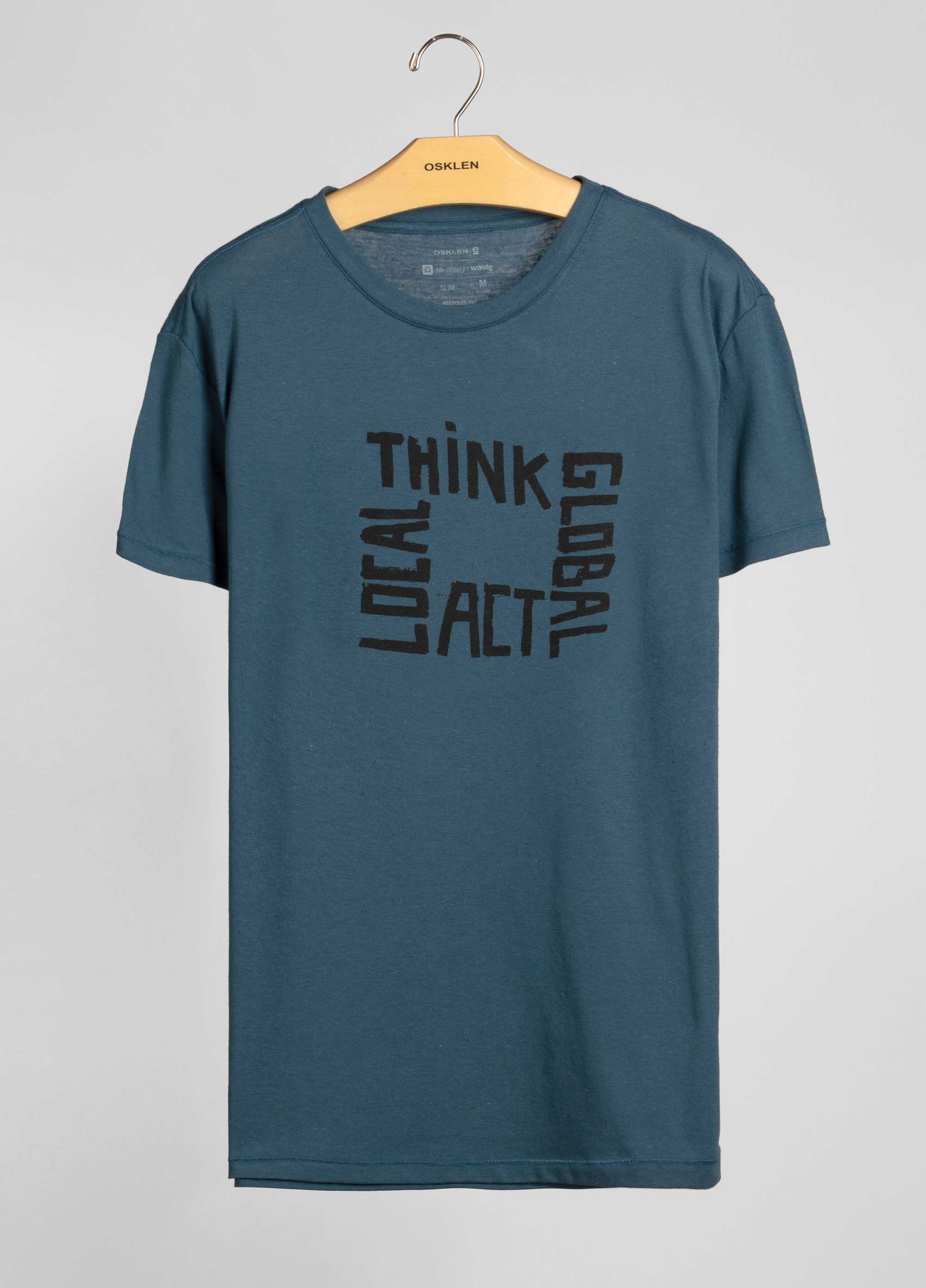 T-shirt eco rustic think global