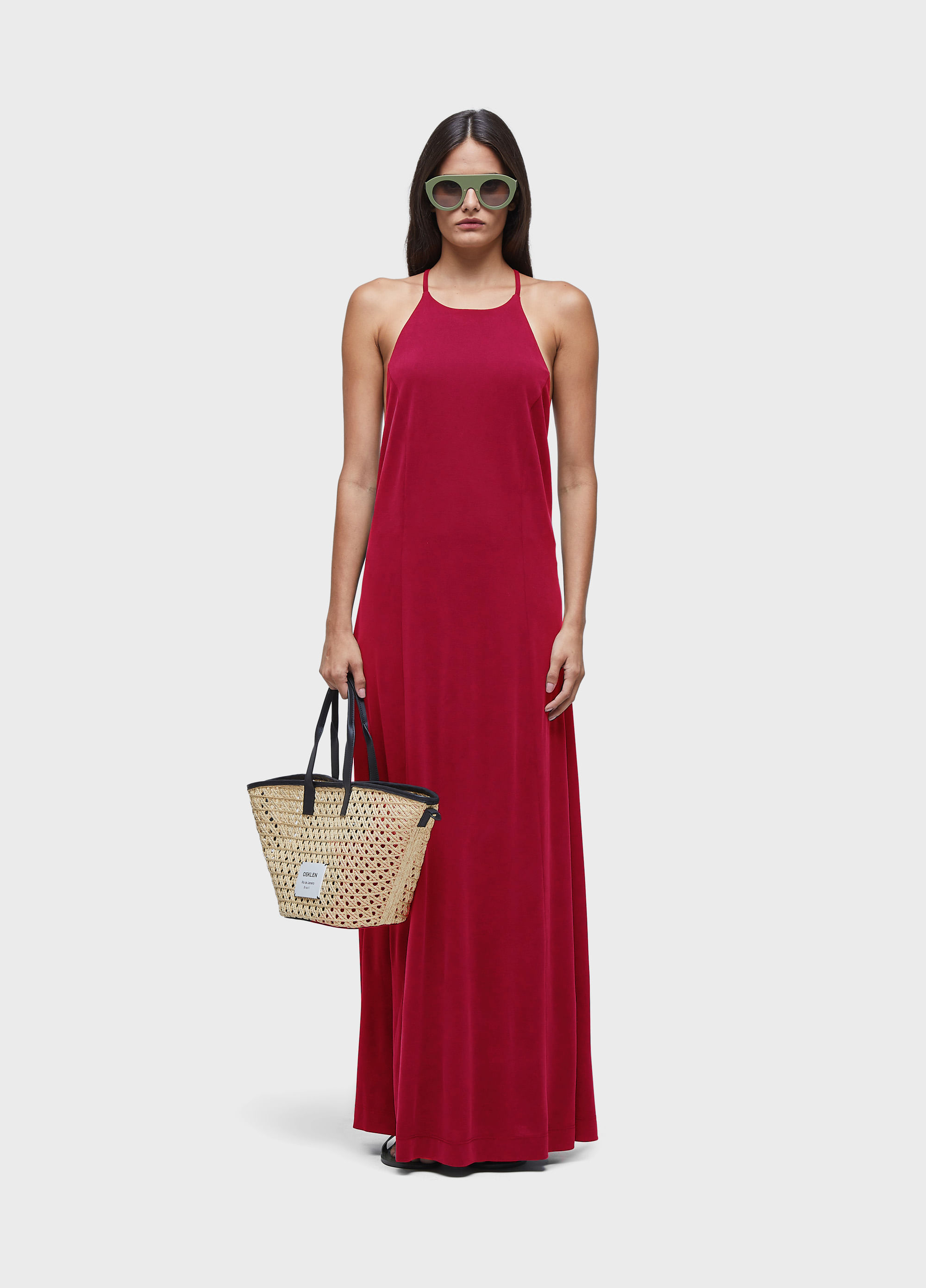 Vestido alcinha washed touch