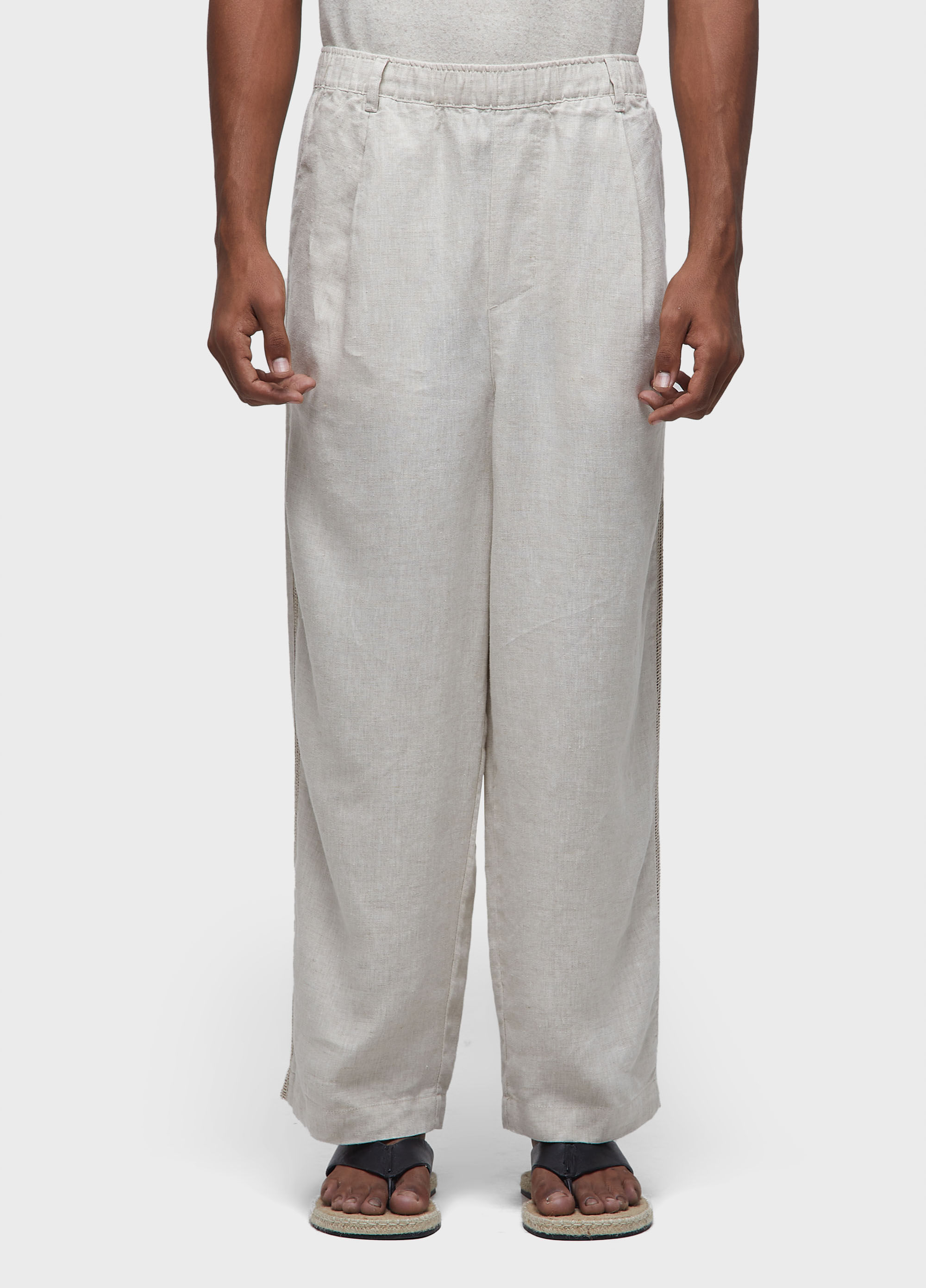 Calça linen marau