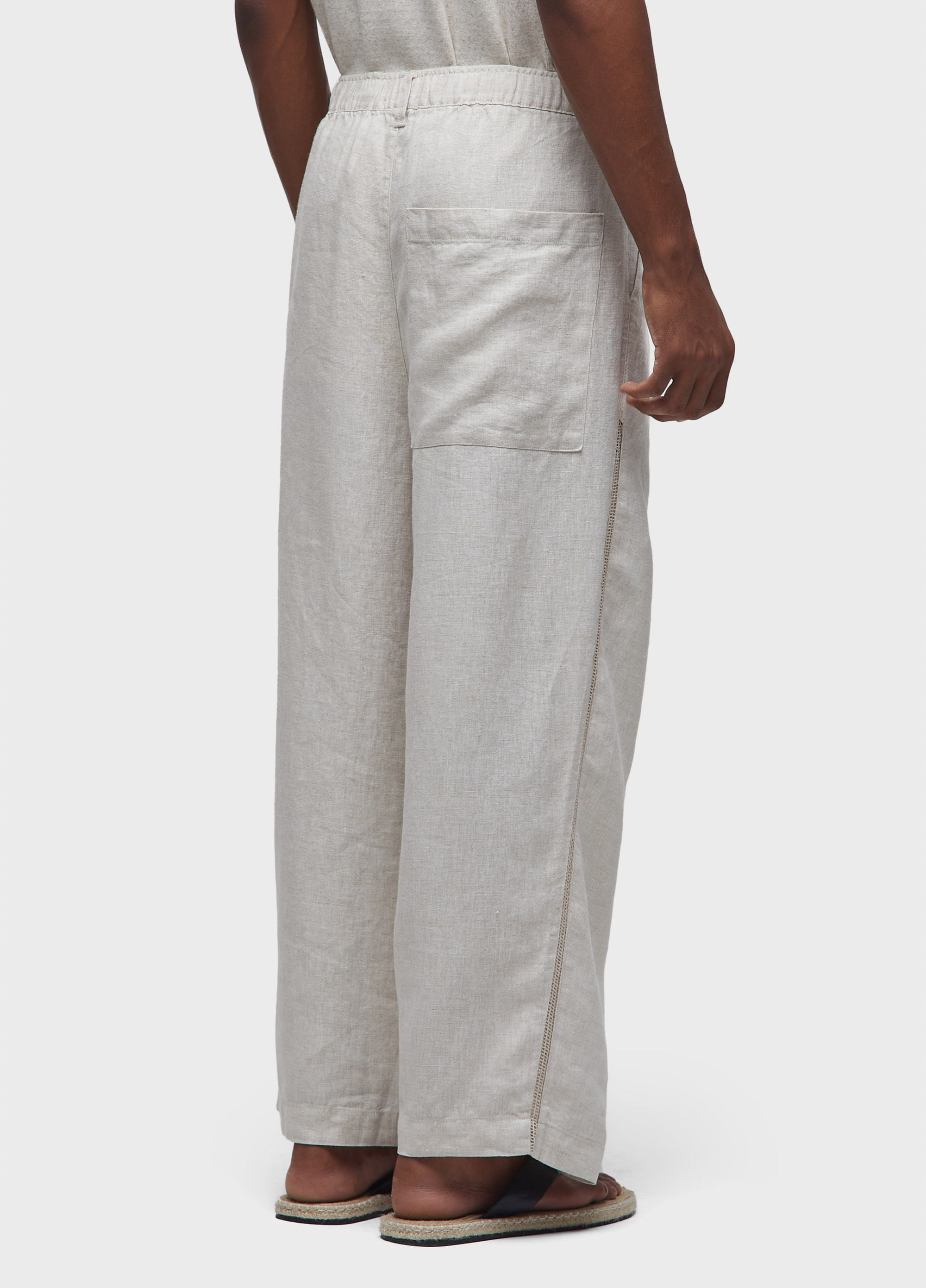 Calça linen marau
