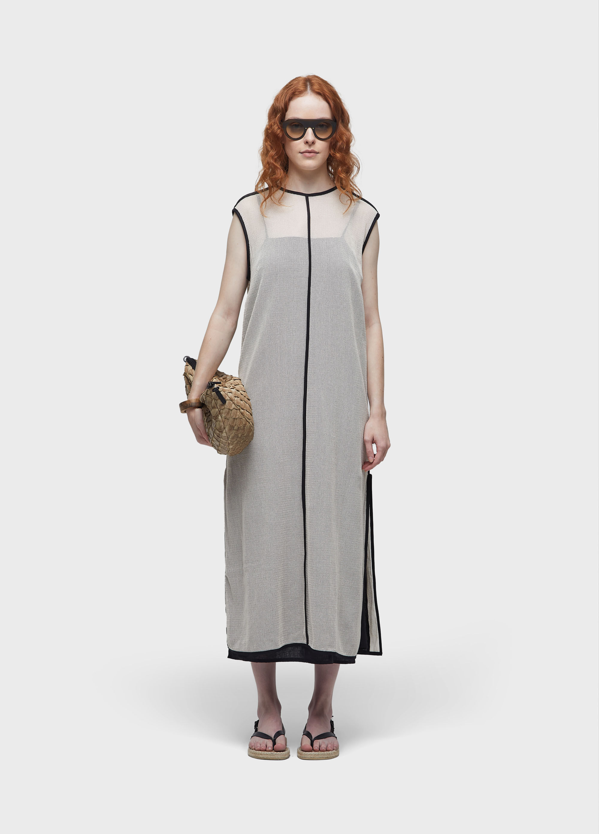 Vestido tela vies