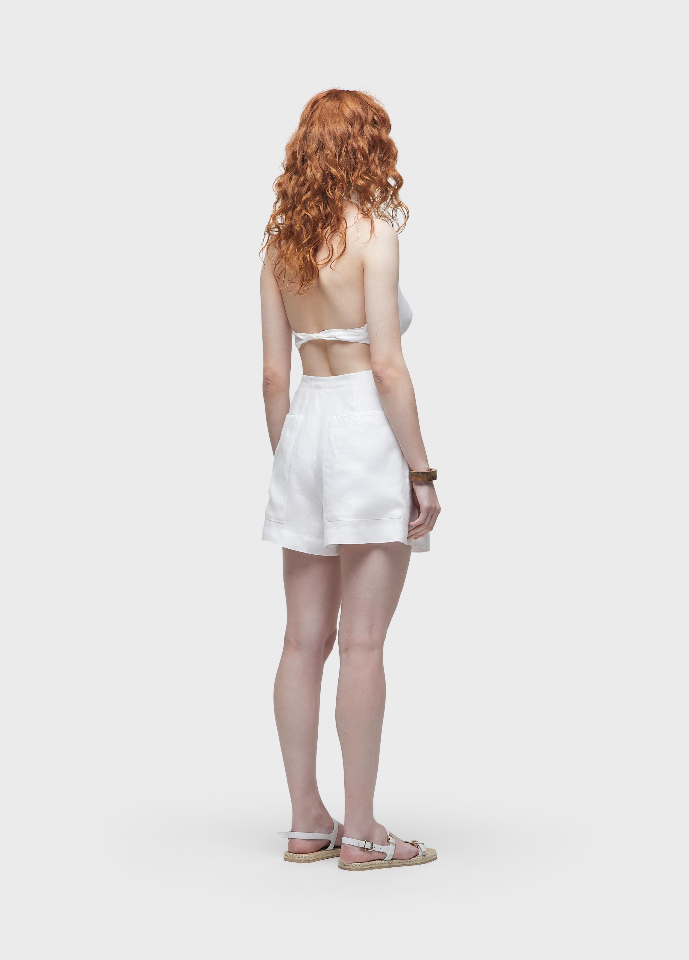 Short reto crochê