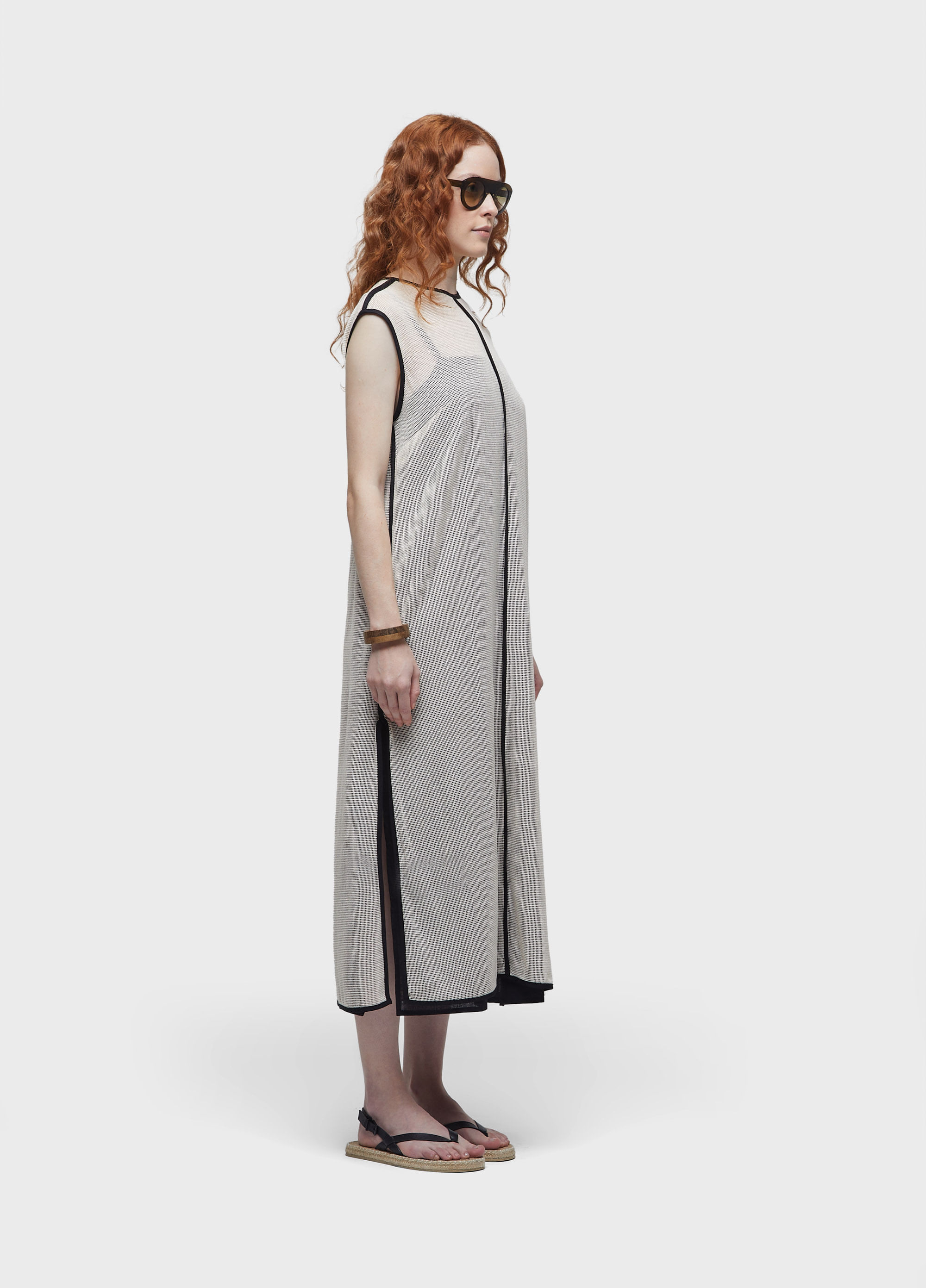 Vestido tela vies