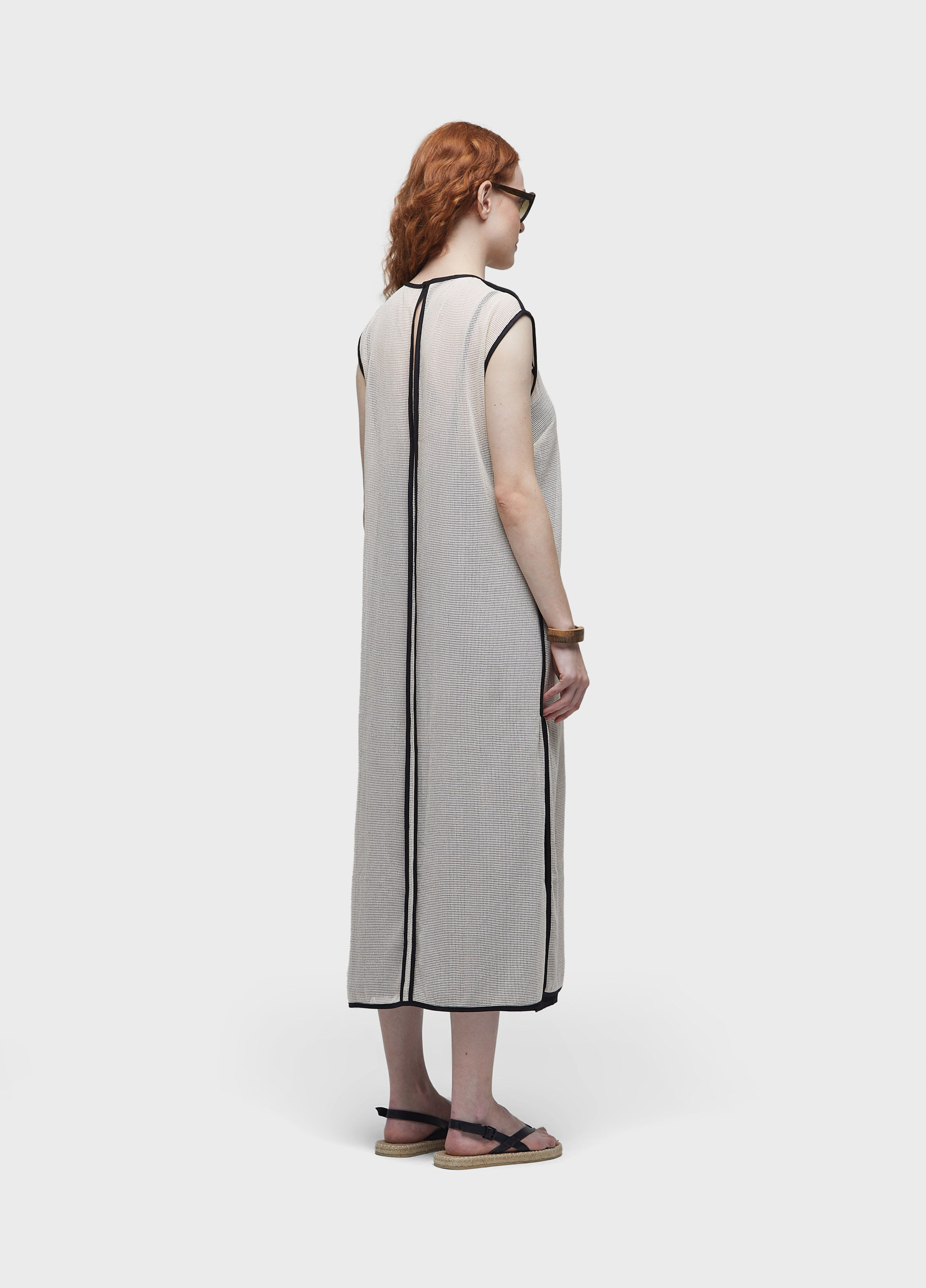 Vestido tela vies