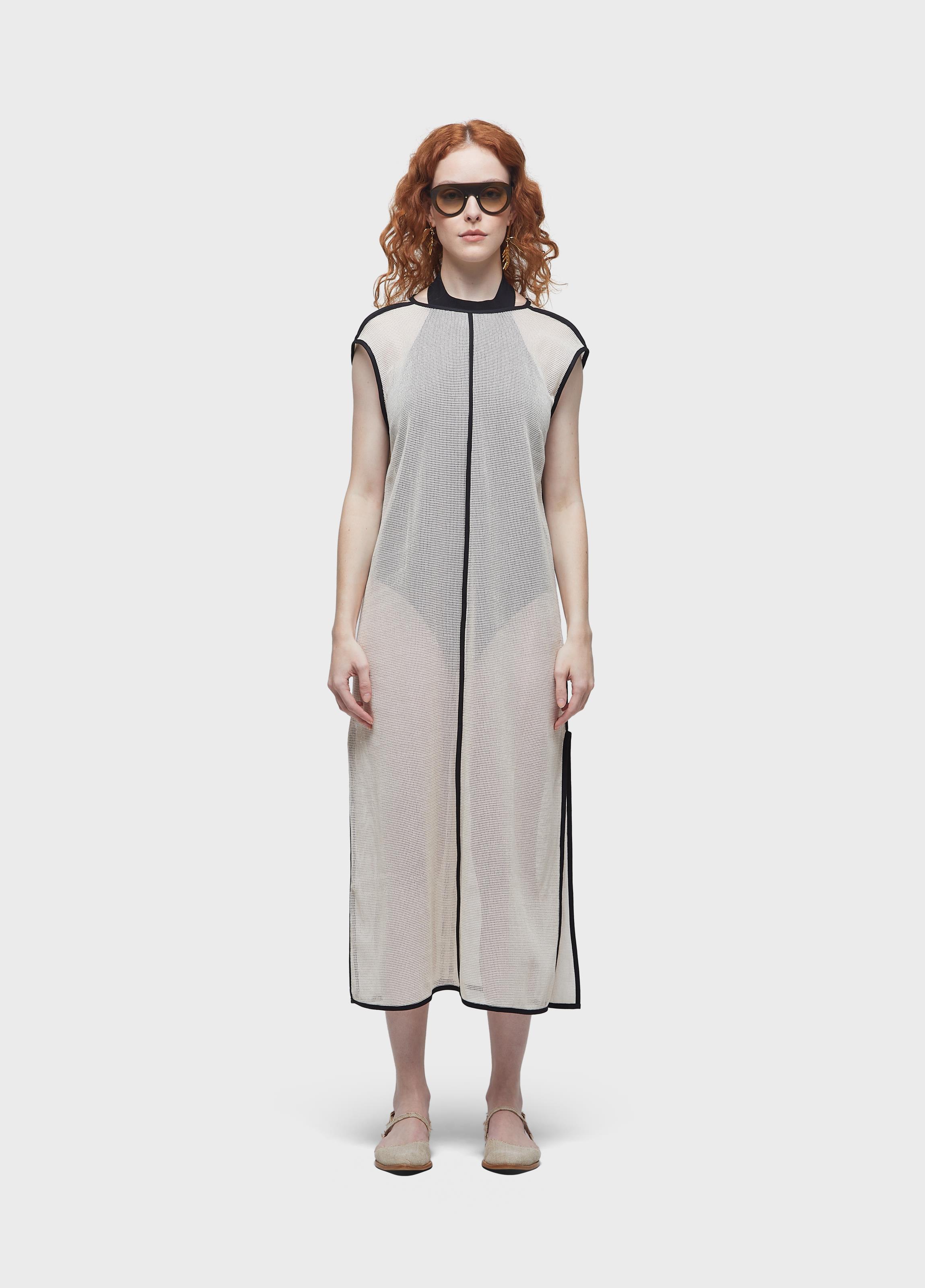 Vestido tela vies