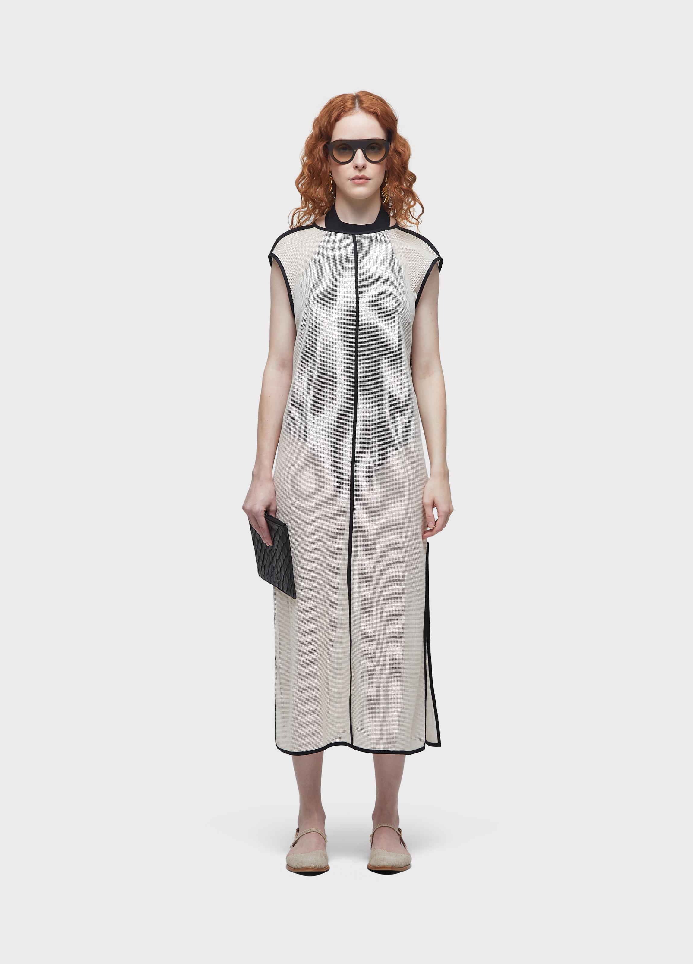 Vestido tela vies