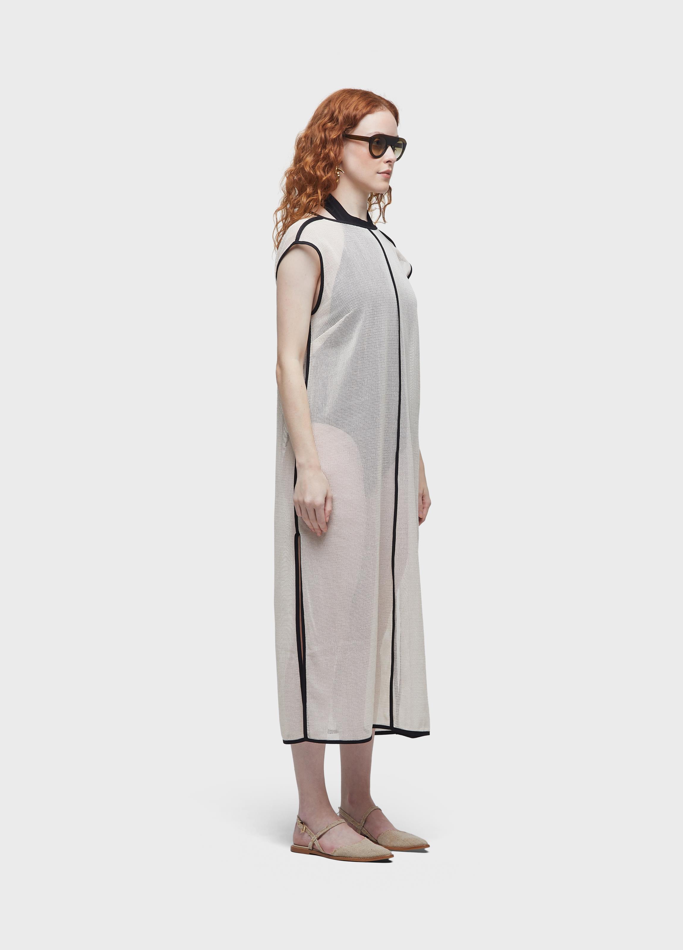Vestido tela vies