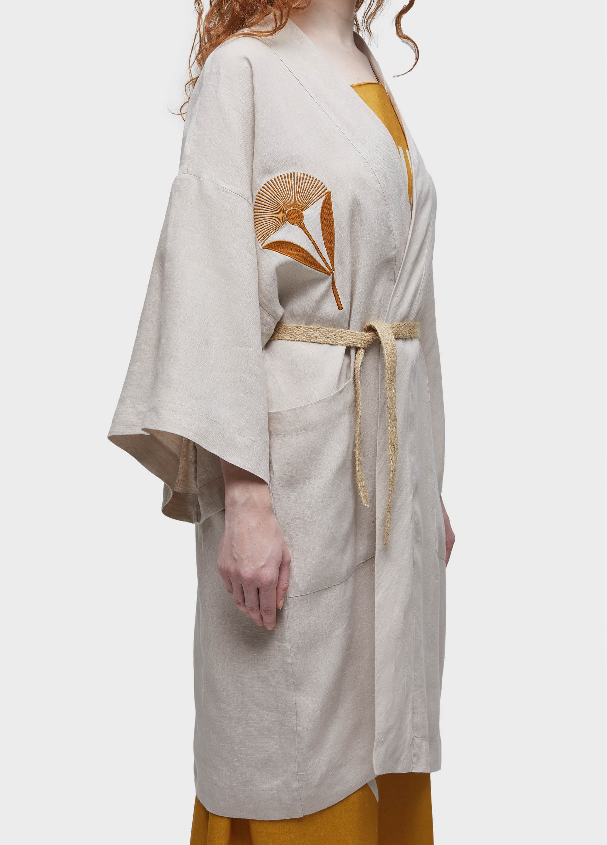 Kaftan linen sol