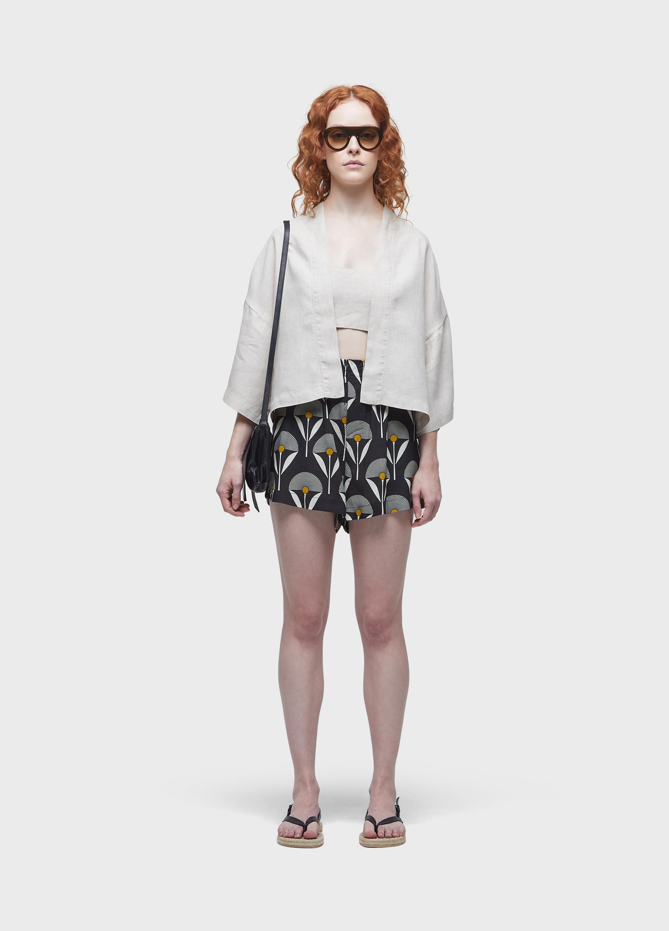Kimono bordado sunflower