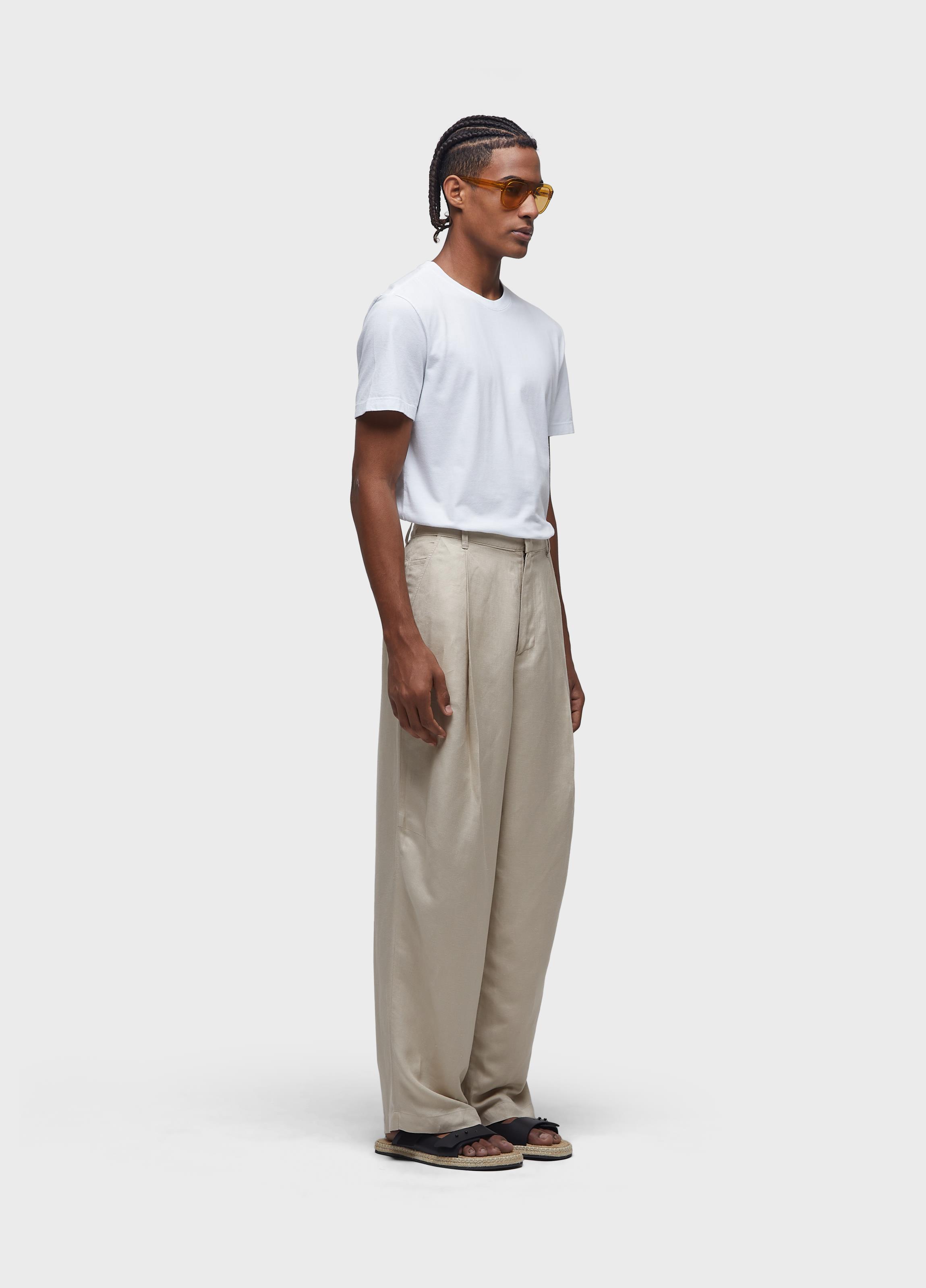 Calça linen balneario