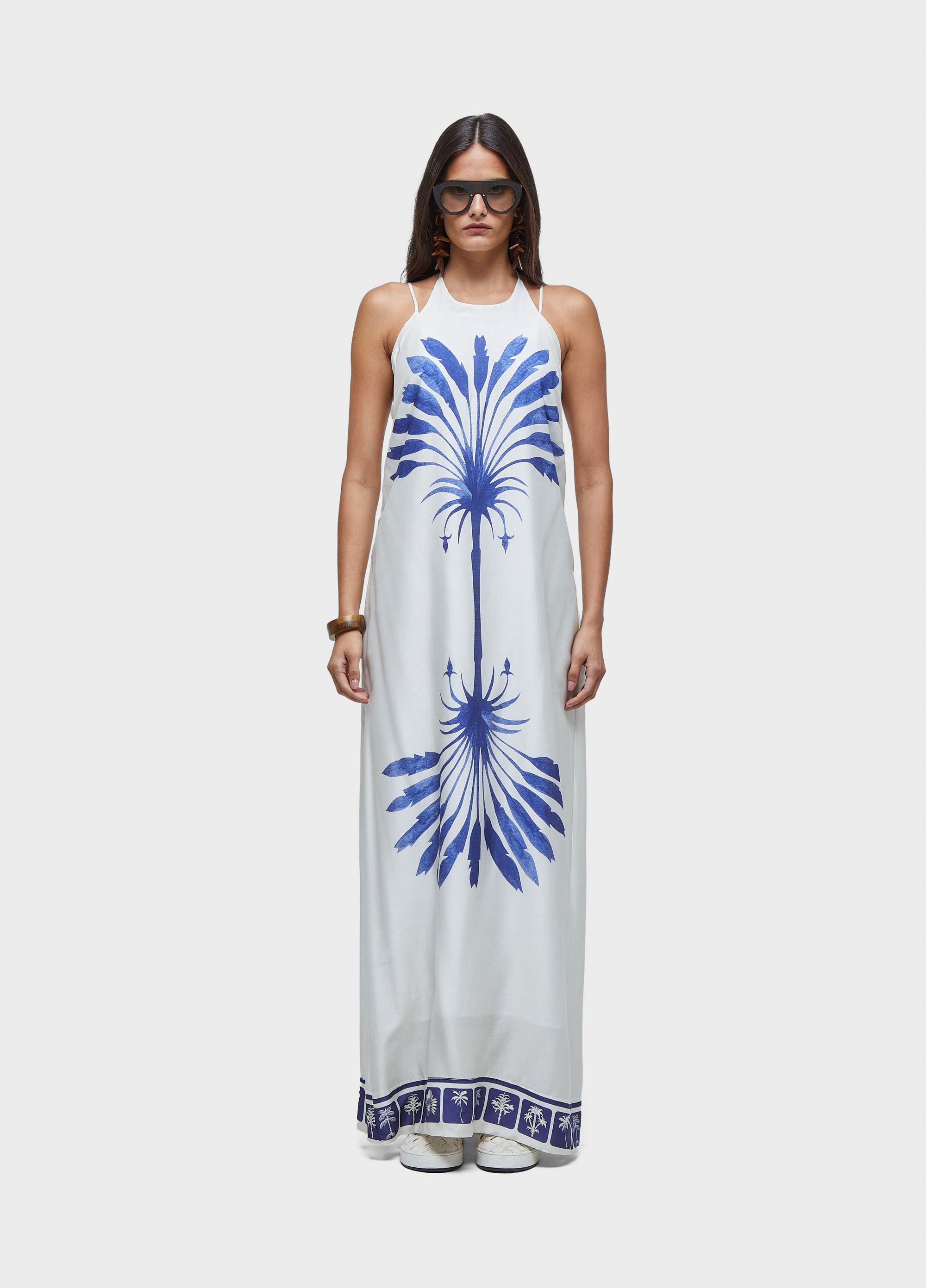 Vestido nadador azulejo