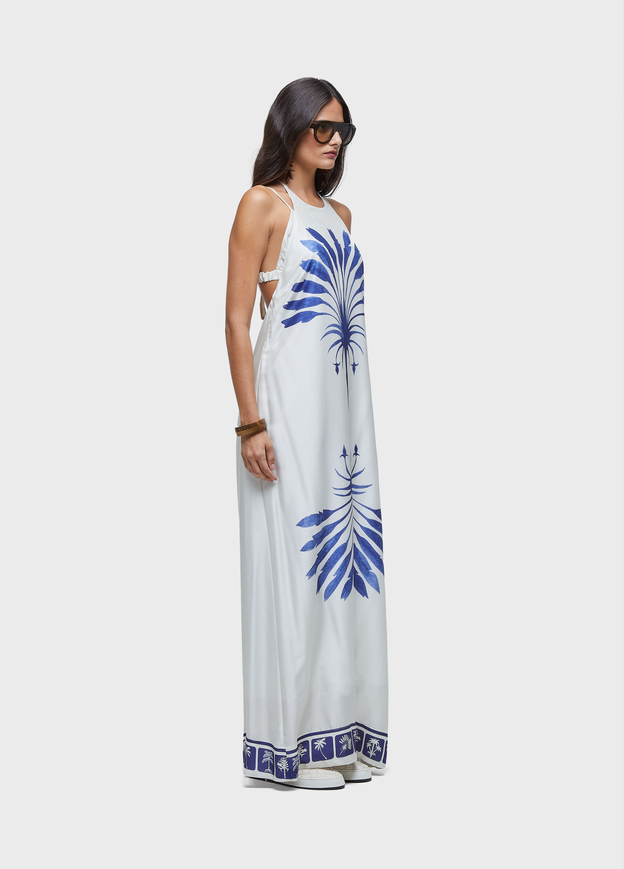 Vestido nadador azulejo