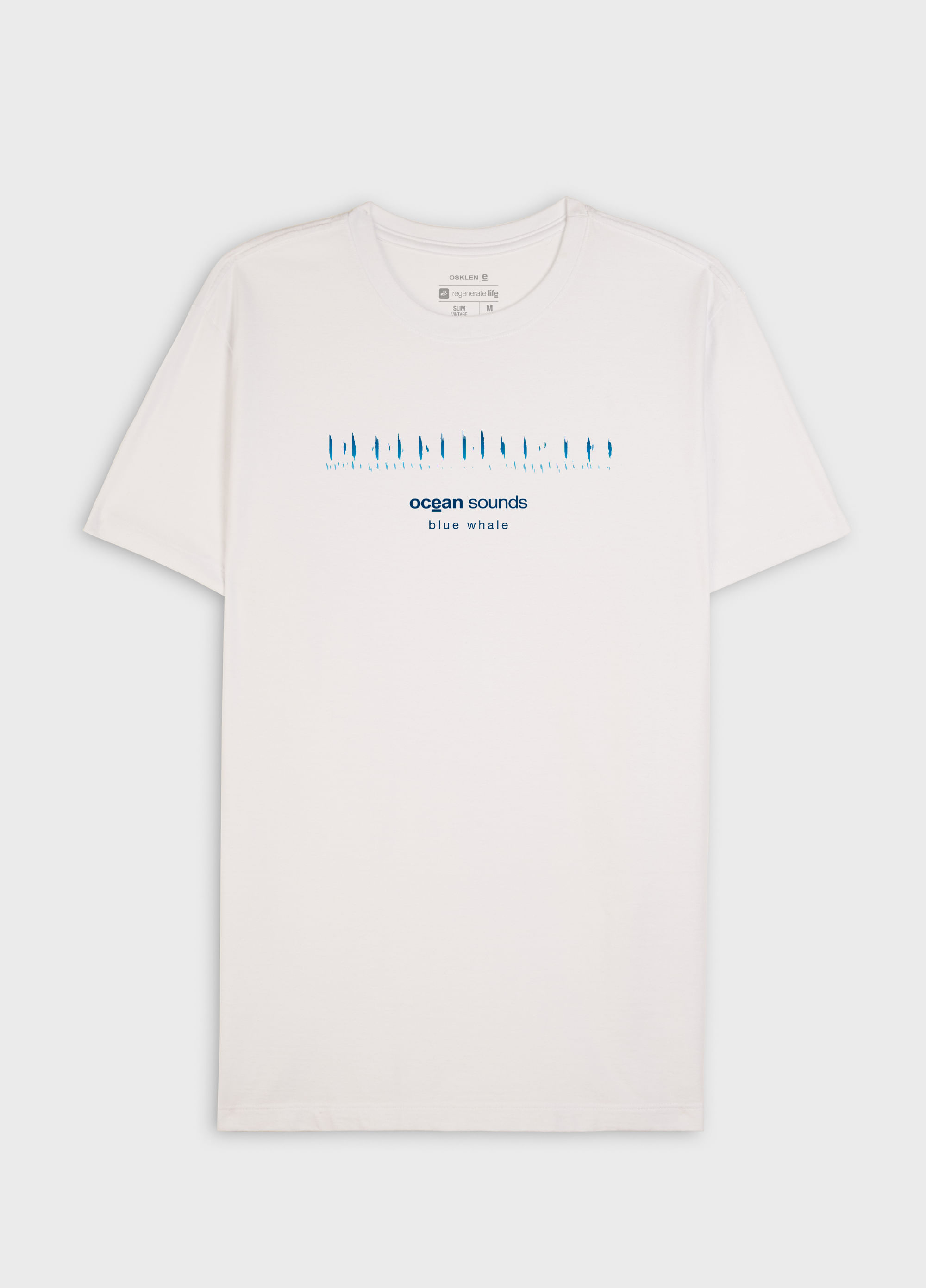 T-shirt vintage blue whale