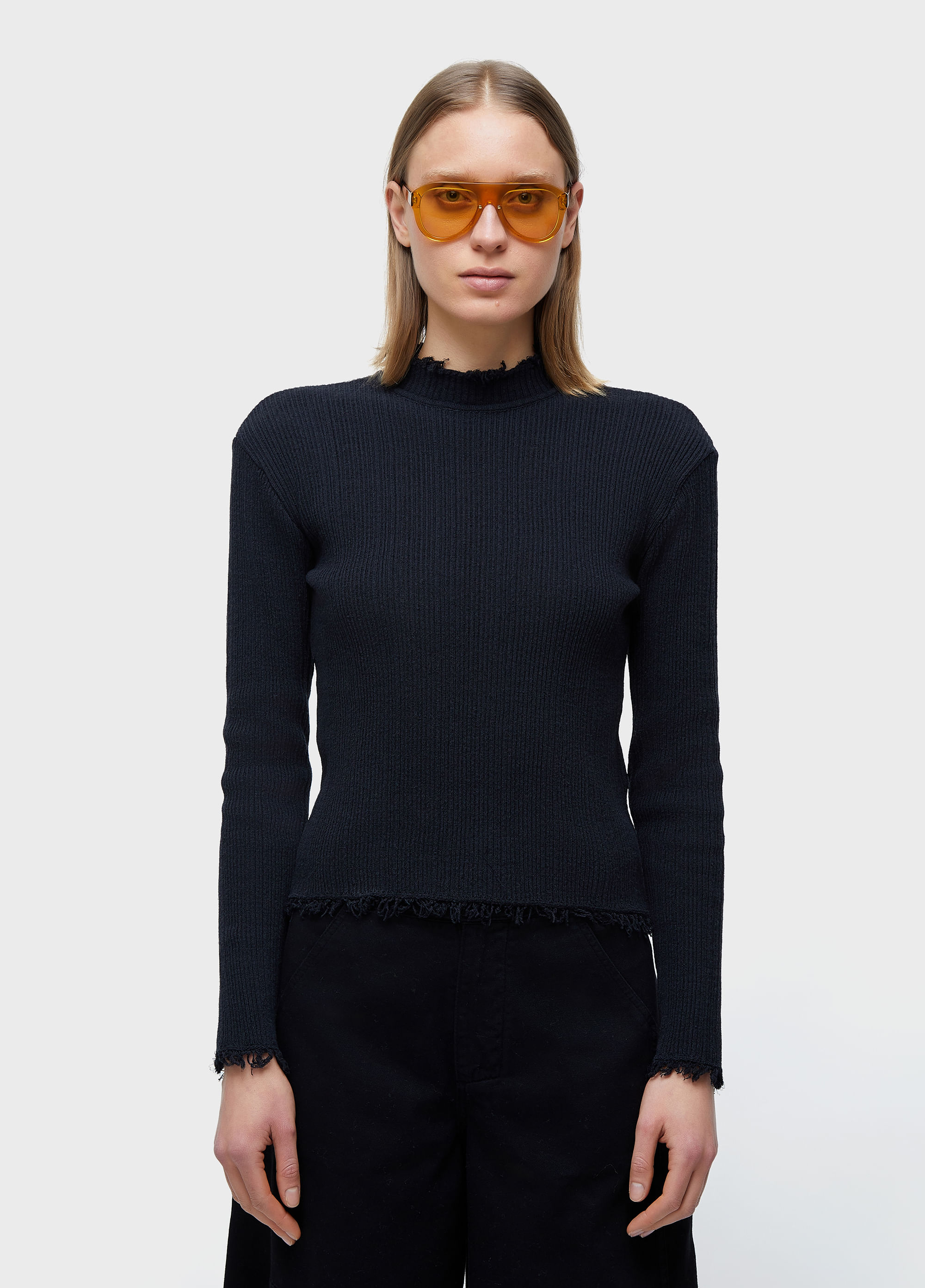 Blusa  tricot frayed