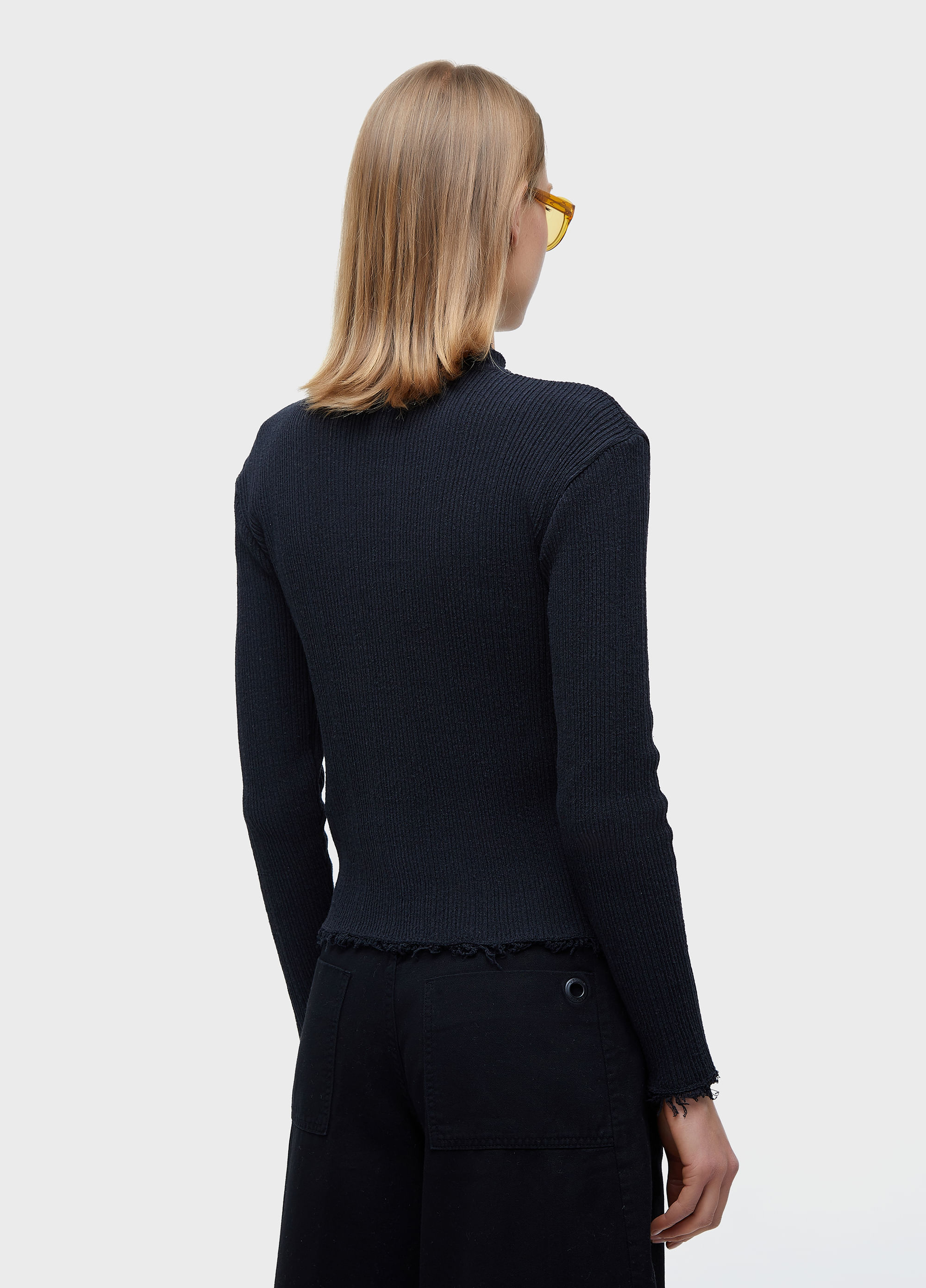 Blusa  tricot frayed