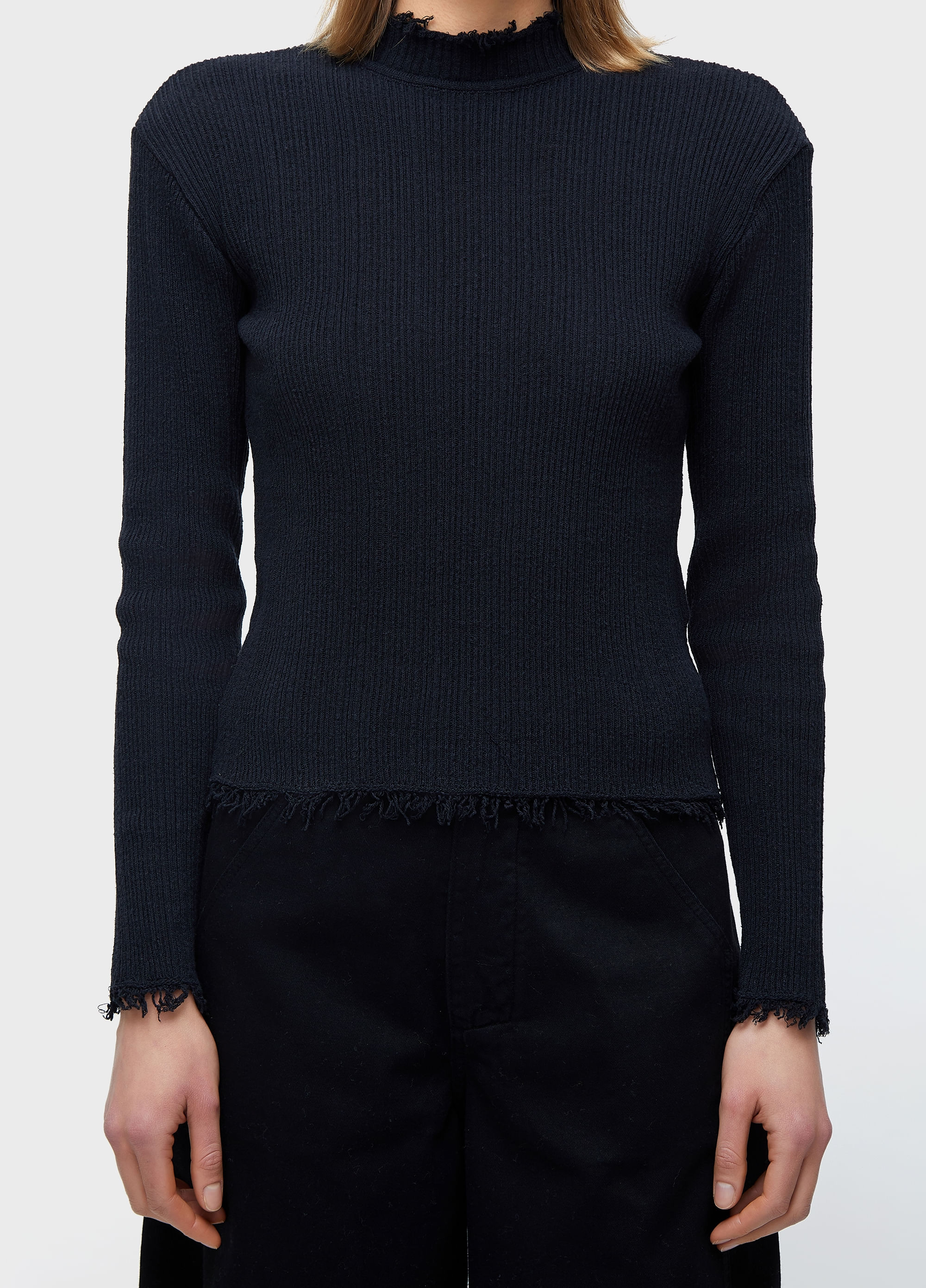 Blusa  tricot frayed