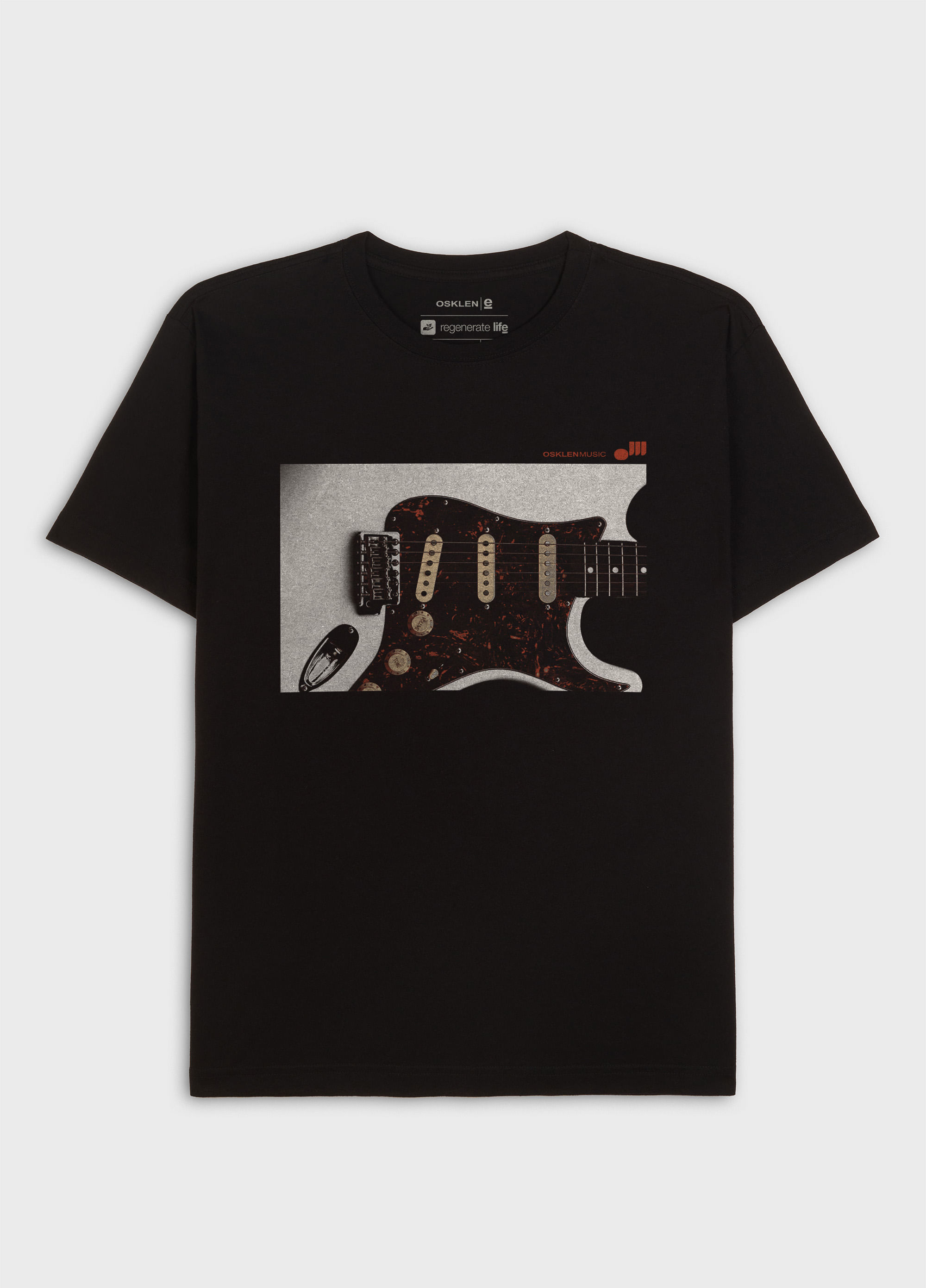T-shirt vintage eletric guitar