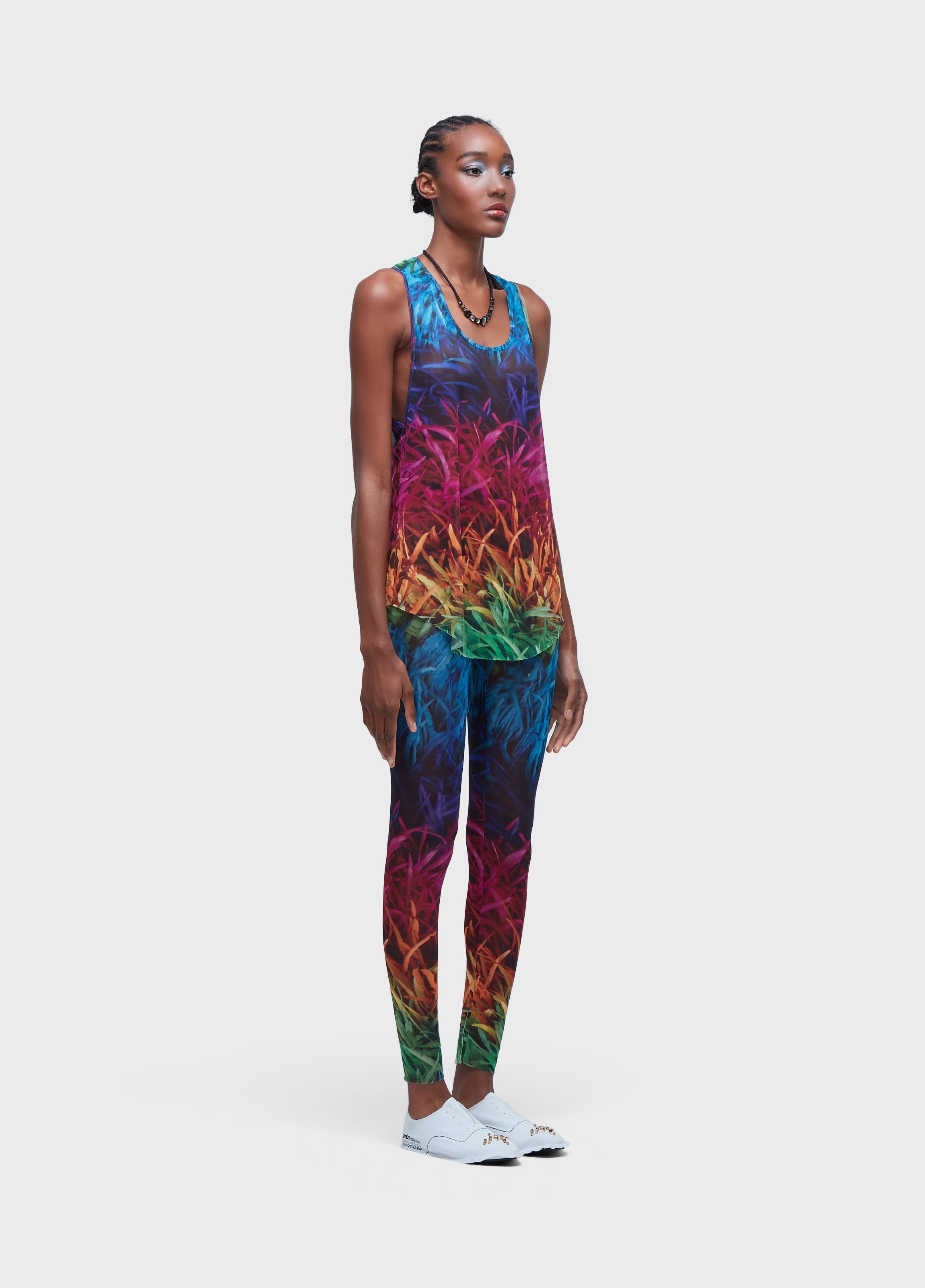 Legging tule plumas