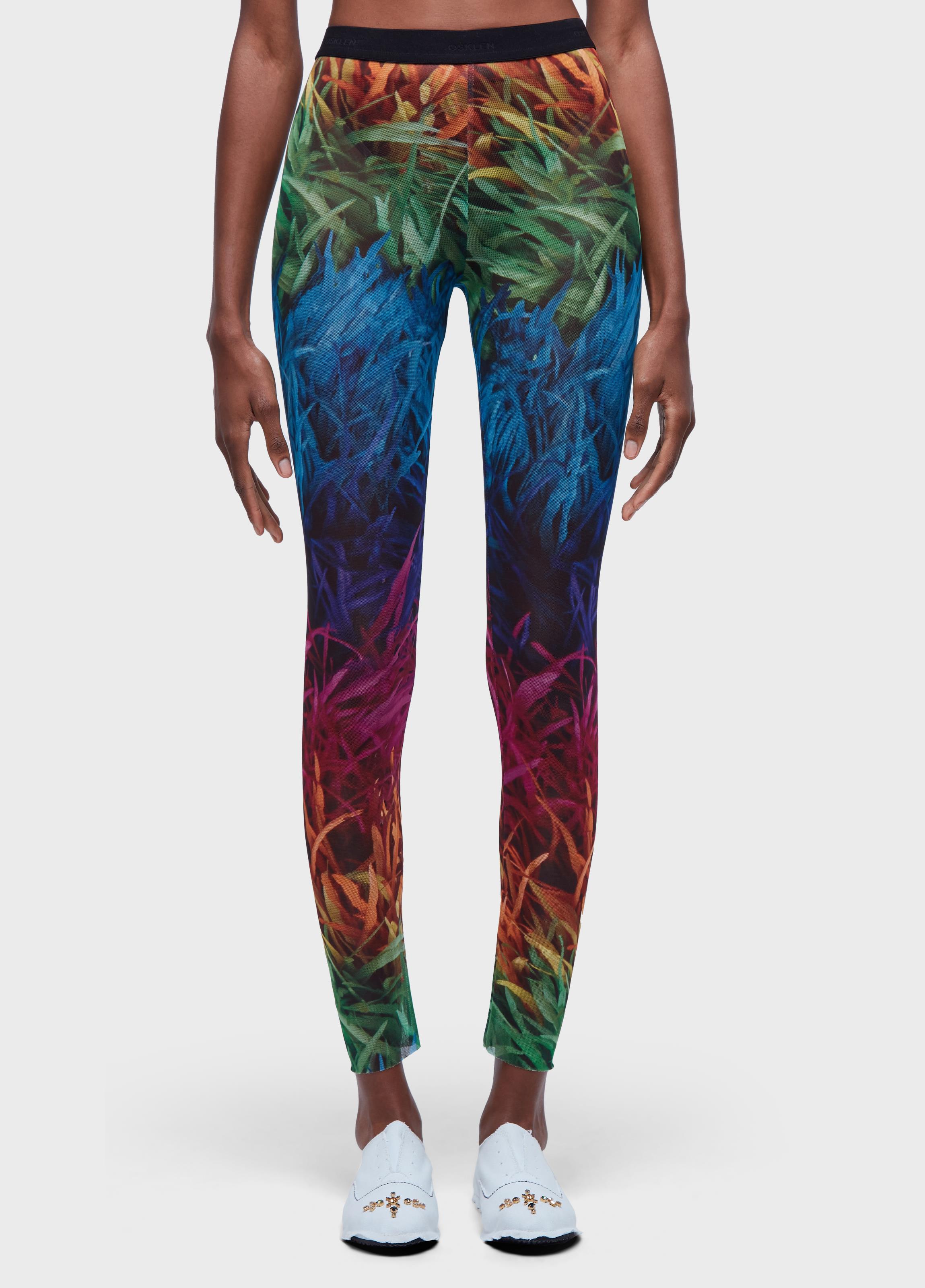 Legging tule plumas