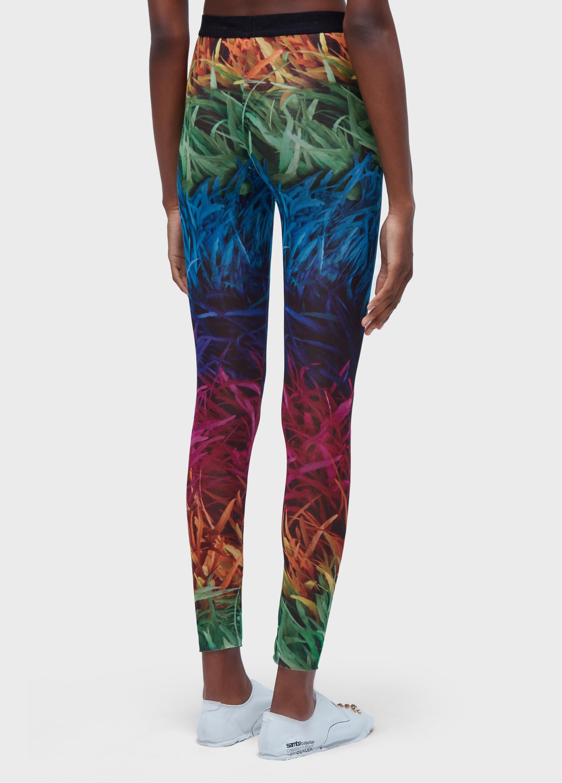 Legging tule plumas