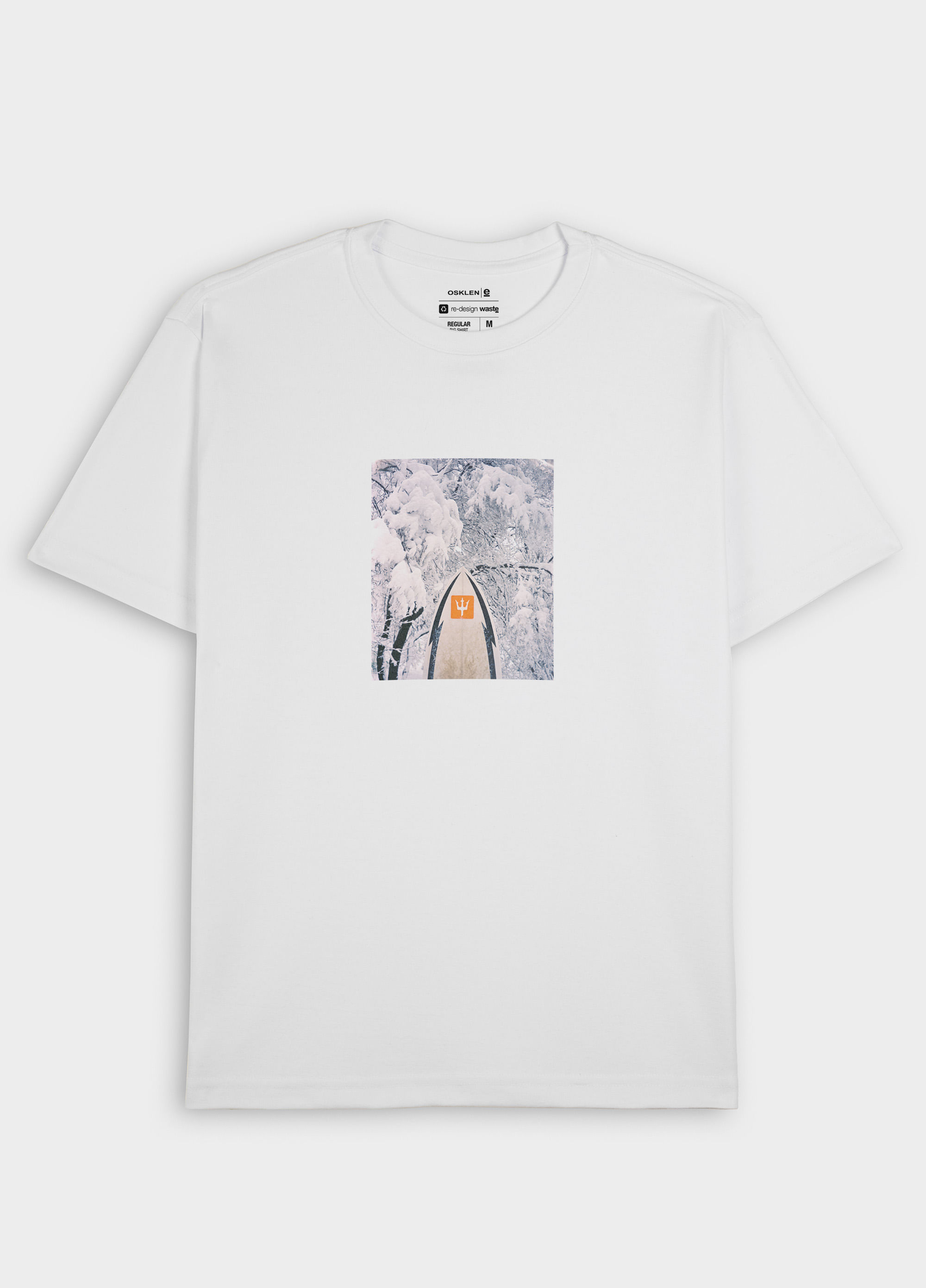 Big shirt winter surf snow