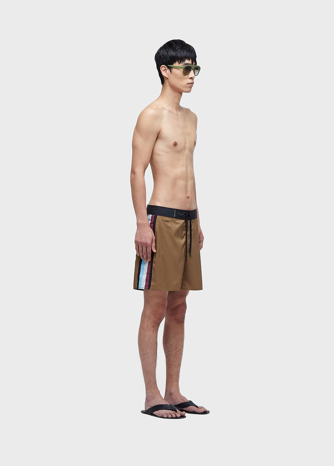 Bermuda surf aquaone vintage stripe