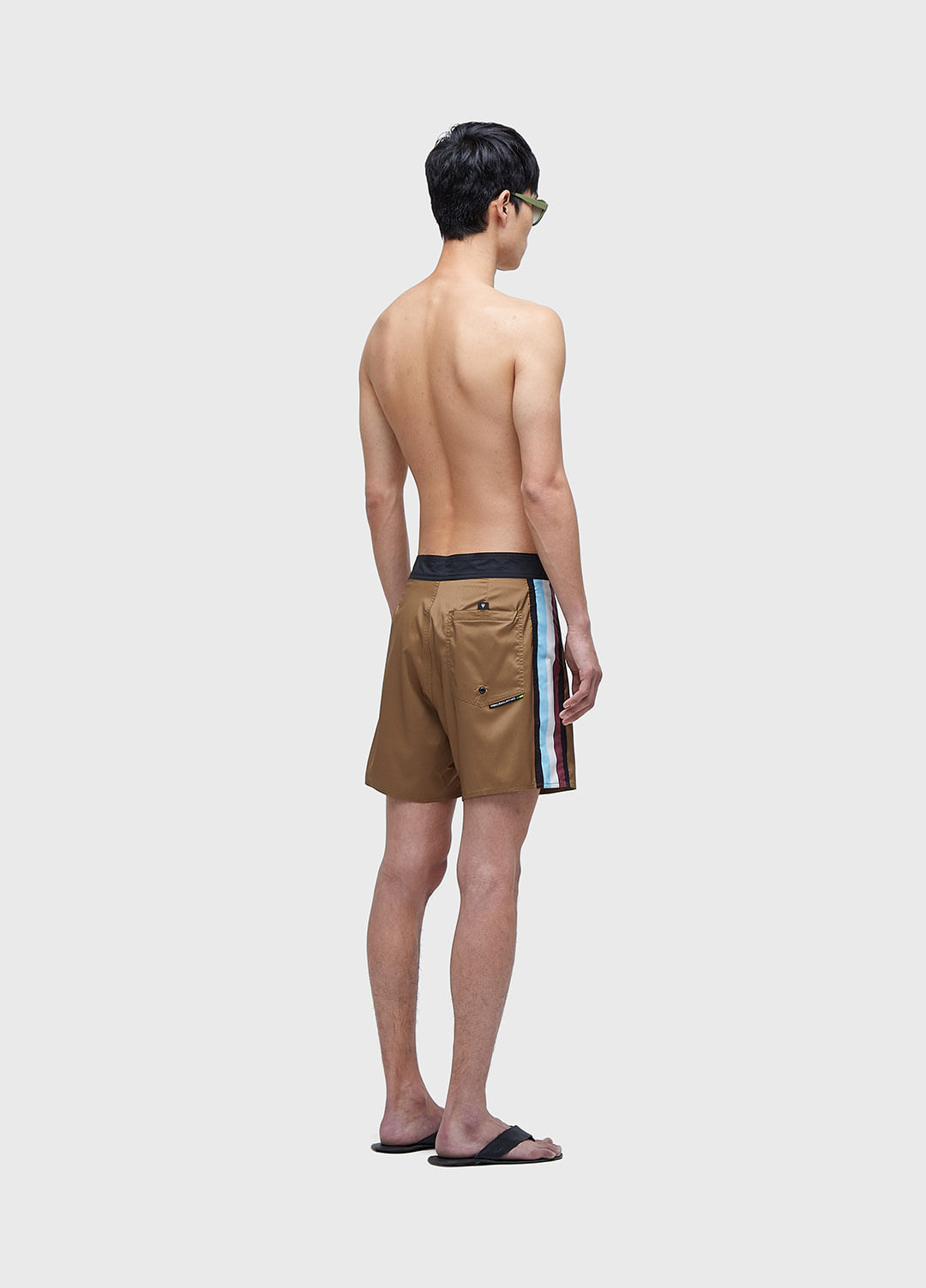 Bermuda surf aquaone vintage stripe